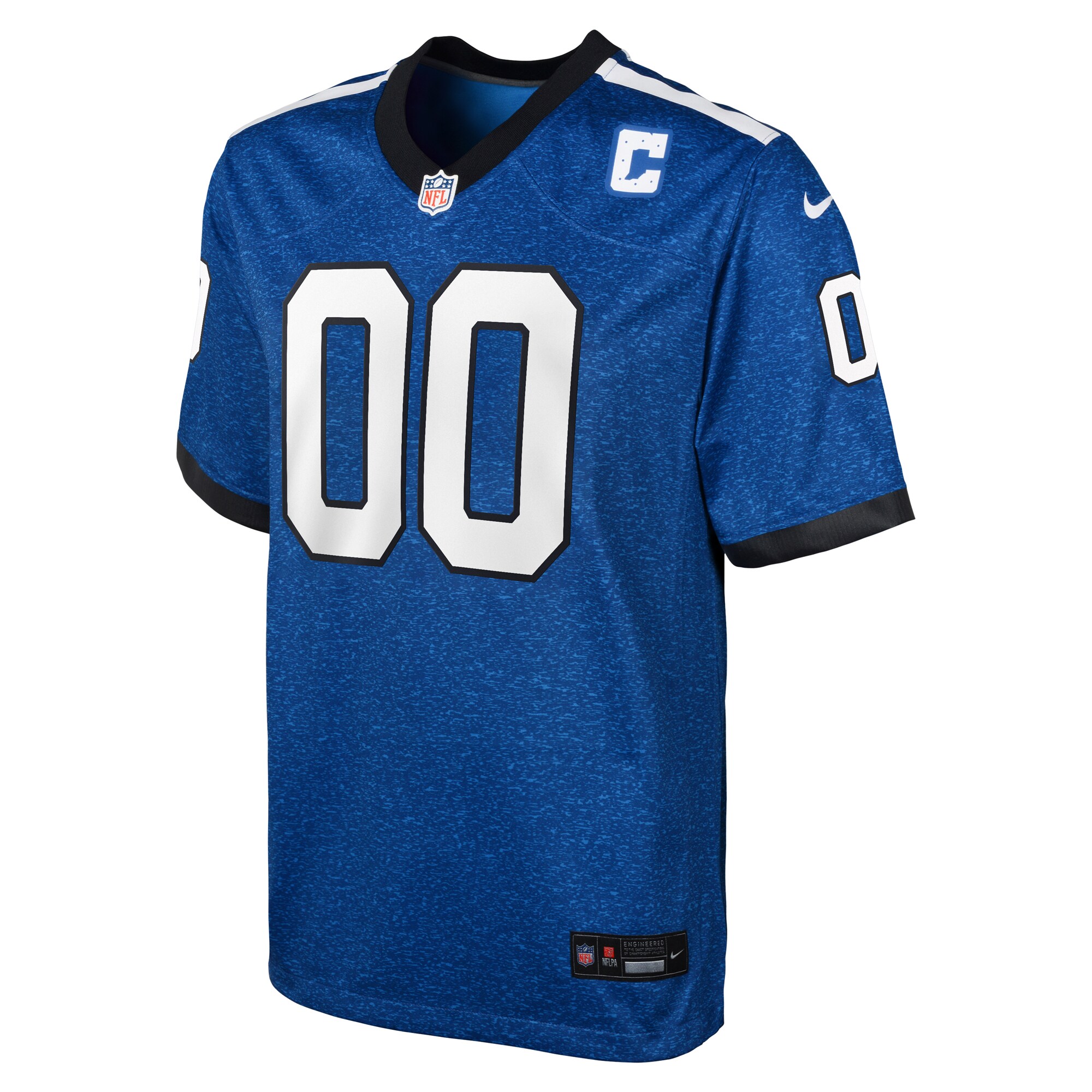 Alternative view of Youth Indianapolis Colts Blue Indiana Nights Alternate Custom Game Jersey JS8328 nicesnker