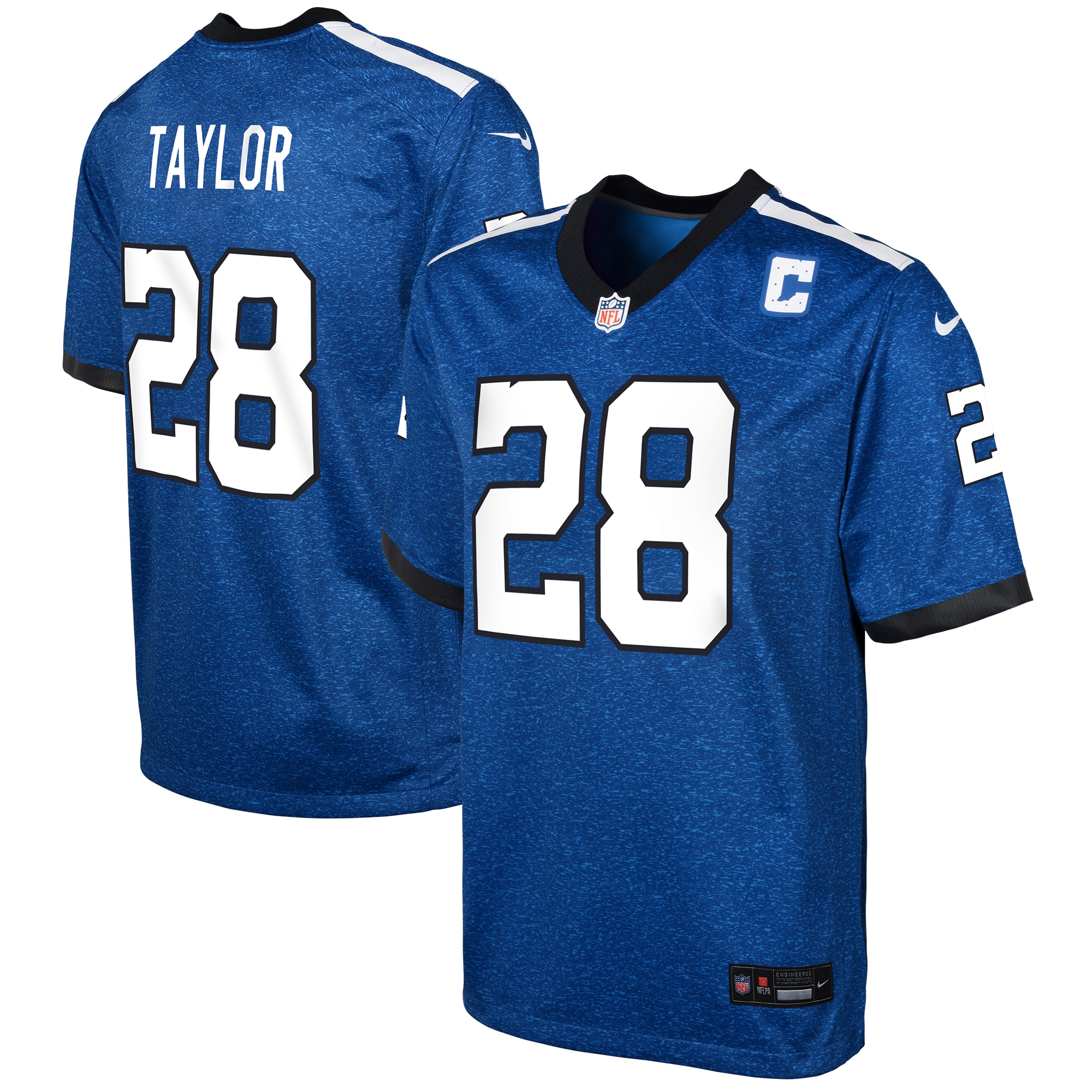Youth Indianapolis Colts Jonathan Taylor Blue Game Jersey JS7047 nicesnker