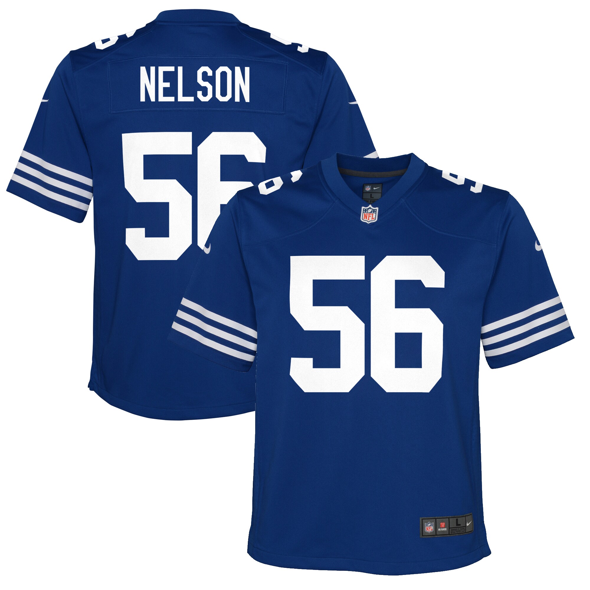 Youth Indianapolis Colts Quenton Nelson Royal Game Jersey JS4844 nicesnker