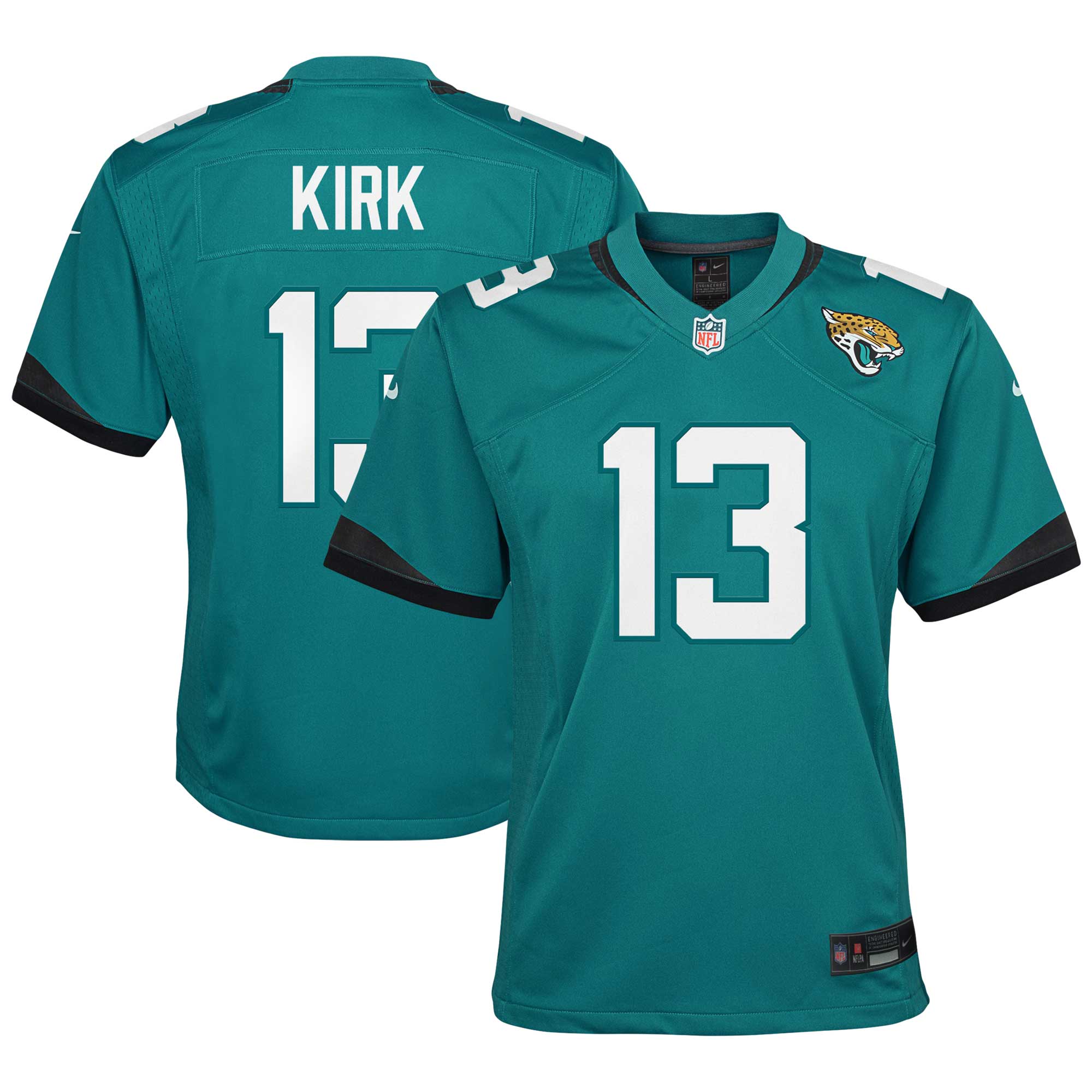 Youth Jacksonville Jaguars Christian Kirk Teal Game Jersey JS8008 nicesnker