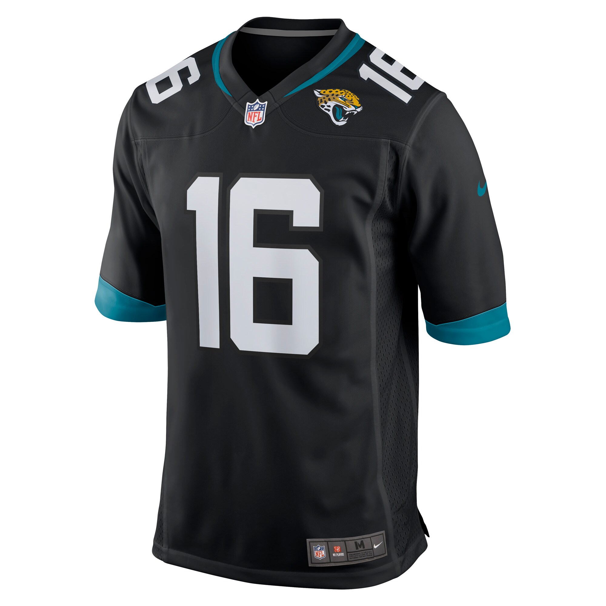 Alternative view of Youth Jacksonville Jaguars Trevor Lawrence Black Game Jersey JS1929 nicesnker