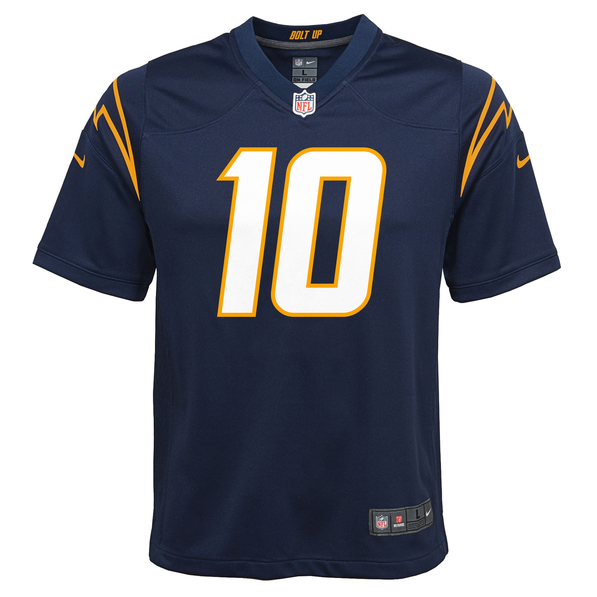 Alternative view of Youth Los Angeles Chargers Justin Herbert Navy Game Jersey JS3117 nicesnker