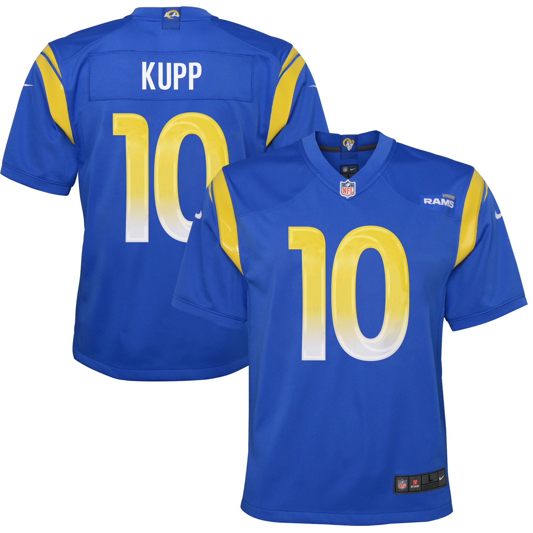 Youth Los Angeles Rams Cooper Kupp Royal Game Jersey JS1282 nicesnker