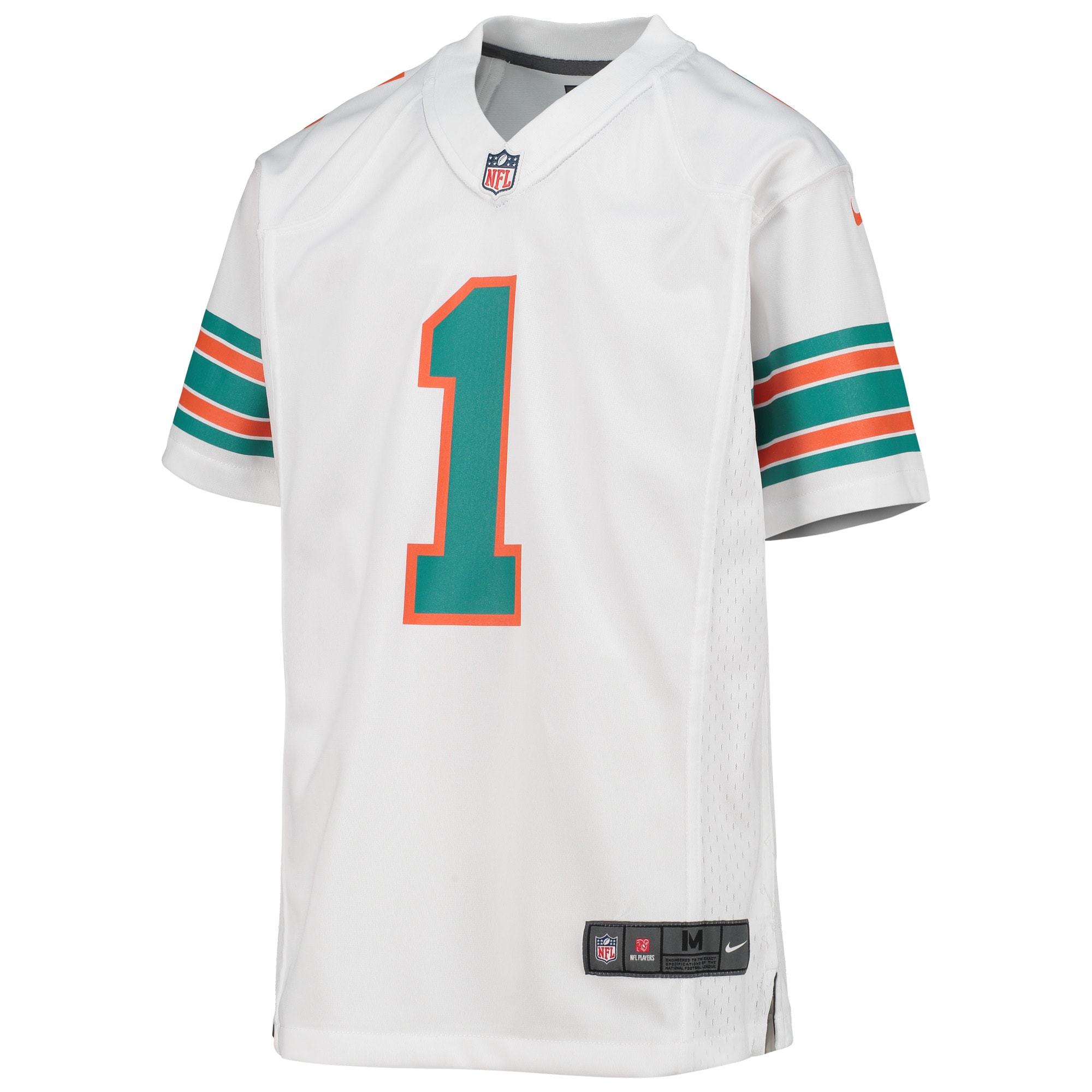 Alternative view of Youth Miami Dolphins Tua Tagovailoa White Game Jersey JS5283 nicesnker