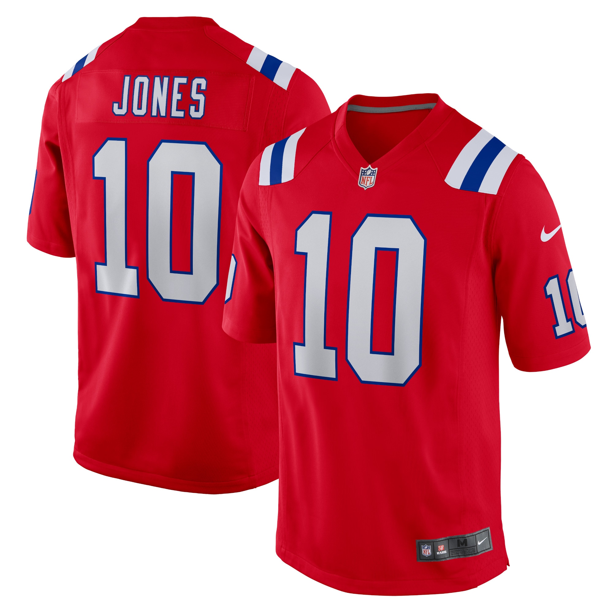 Youth New England Patriots Mac Jones Red Game Jersey JS4756 nicesnker