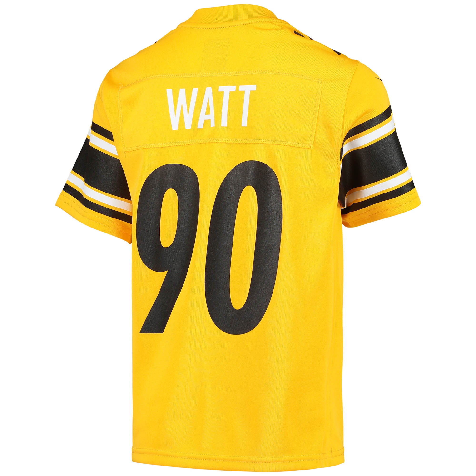 Youth Pittsburgh Steelers T.J. Watt Gold Inverted Team Game Jersey JS1815 nicesnker - Image 3