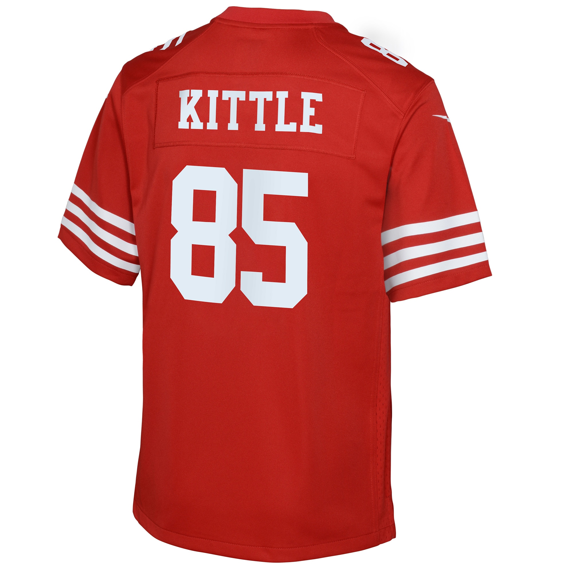 Youth San Francisco 49ers George Kittle Scarlet Game Jersey JS7287 nicesnker - Image 3