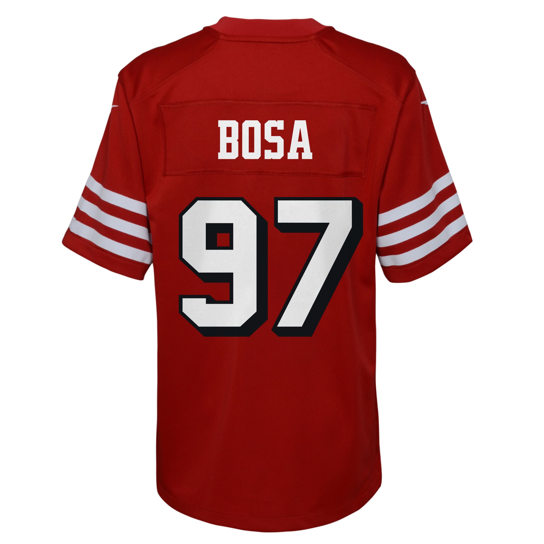 Youth San Francisco 49ers Nick Bosa Scarlet Game Jersey JS3460 nicesnker - Image 3