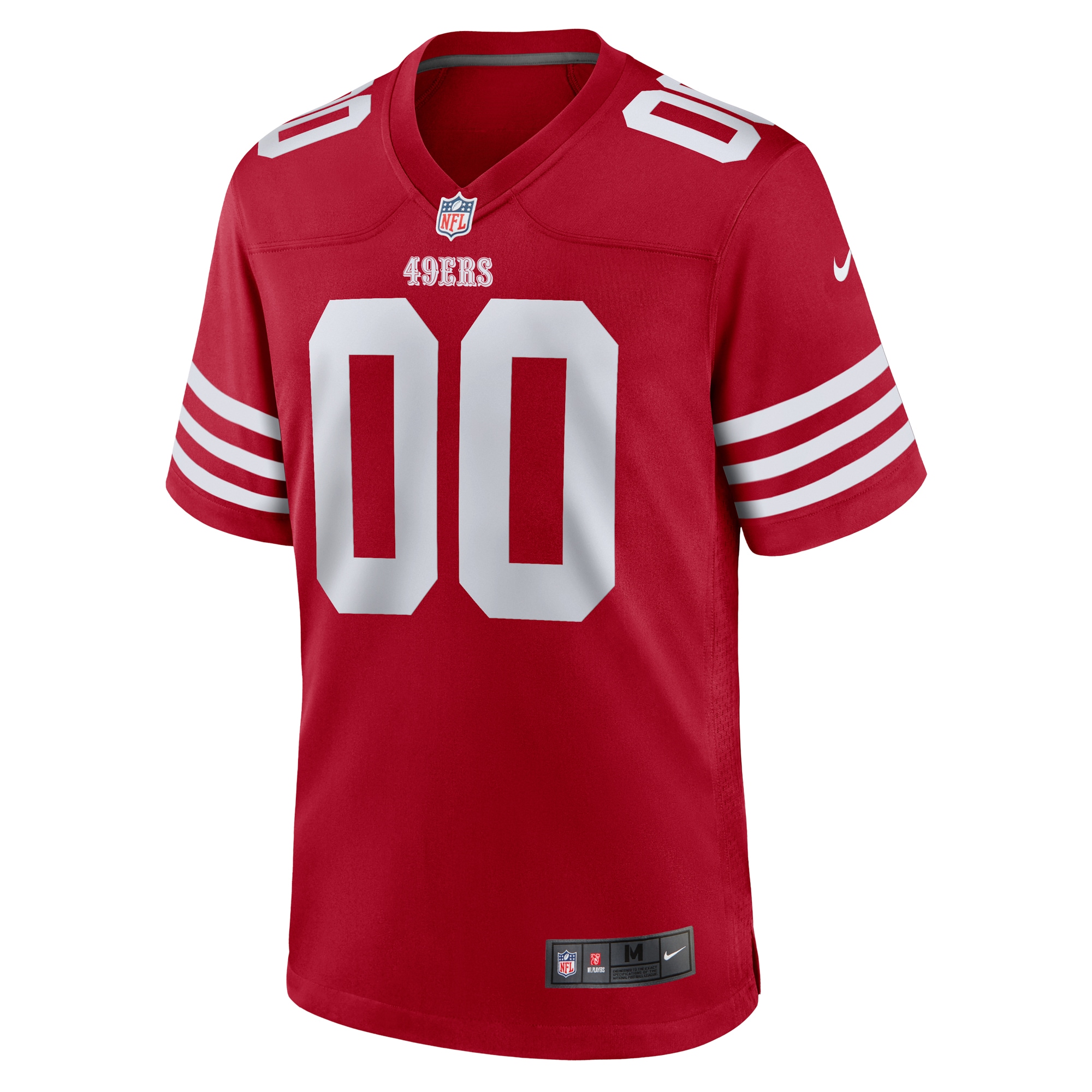 Alternative view of Youth San Francisco 49ers Scarlet Game Custom Jersey JS5548 nicesnker