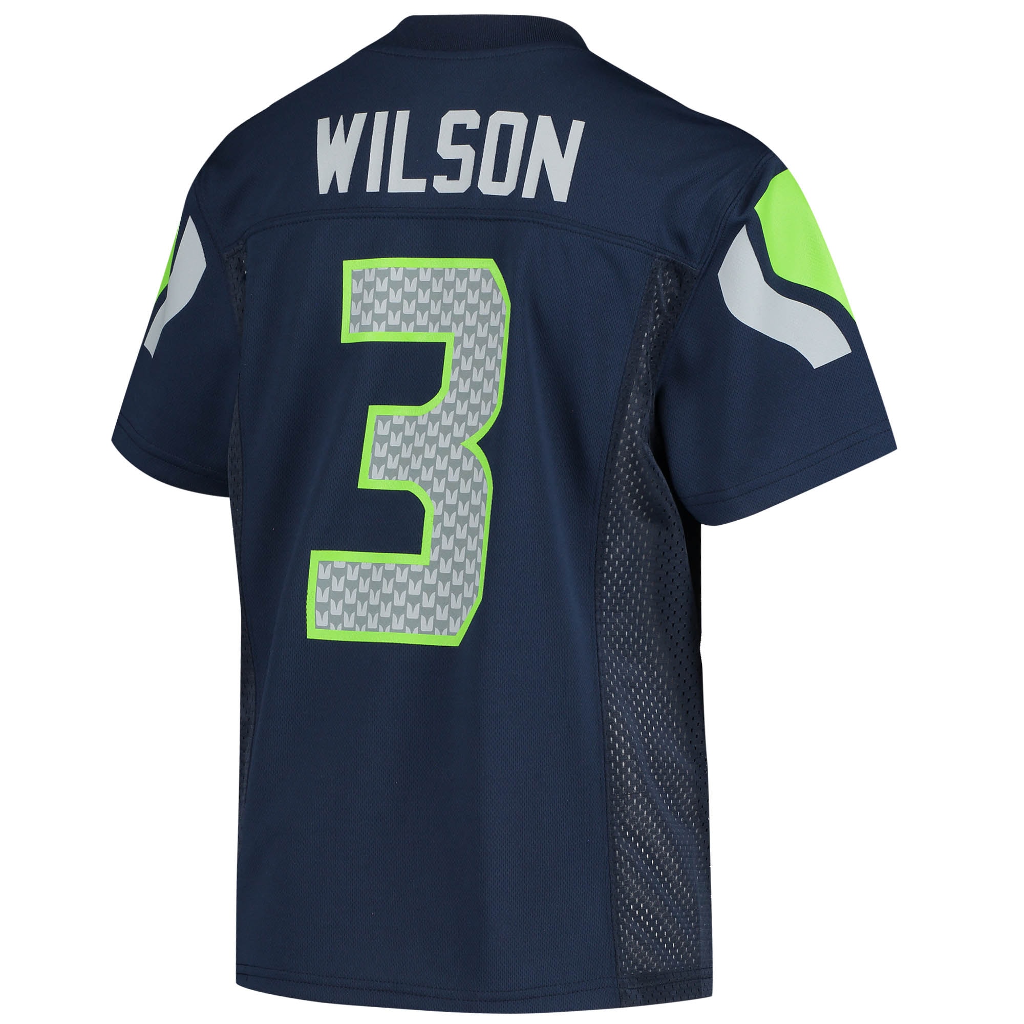 Youth Seattle Seahawks Russell Wilson College Navy Player Jersey JS9925 nicesnker - Image 3
