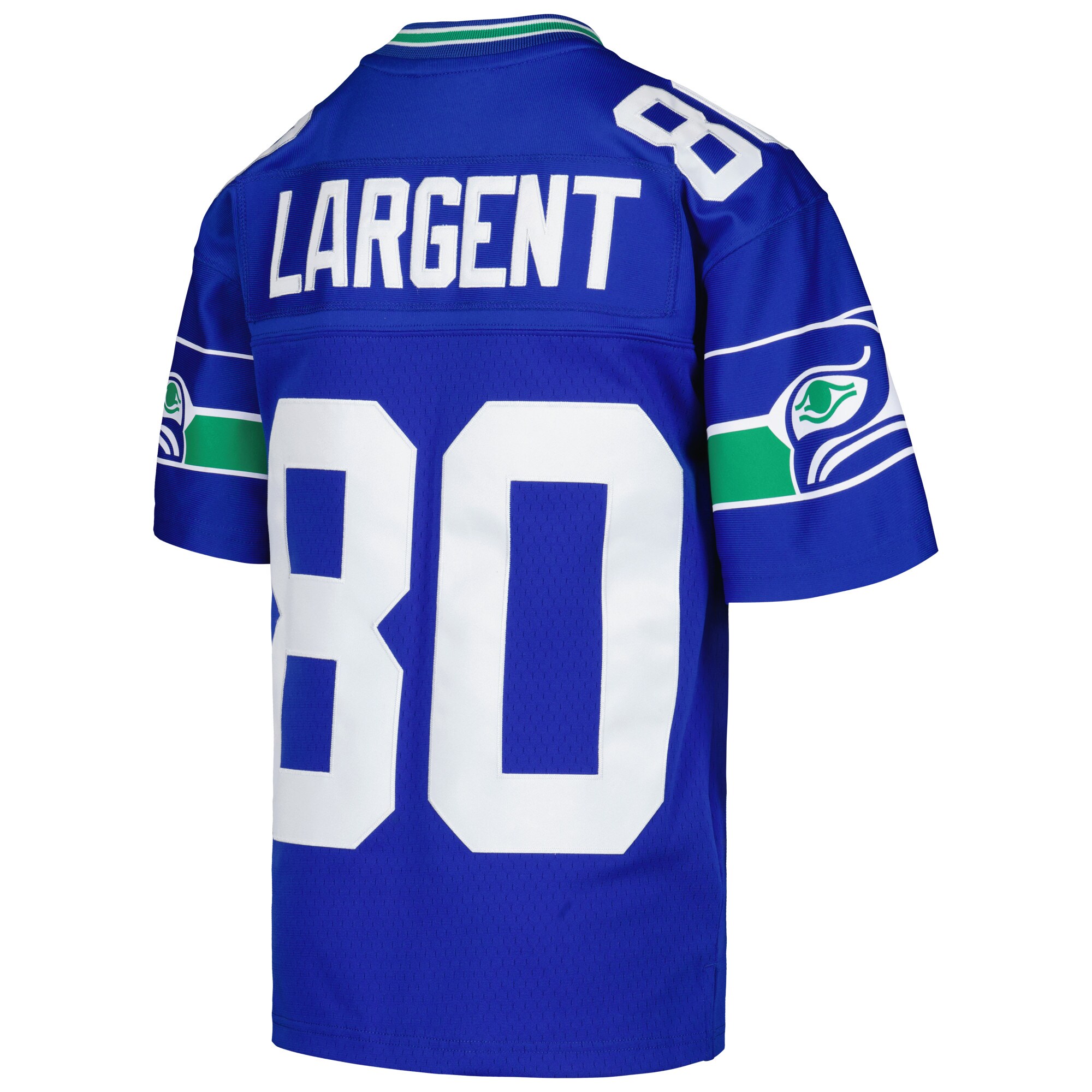 Youth Seattle Seahawks Steve Largent Mitchell & Ness Royal 1985 Retired Player Legacy Jersey JS1926 nicesnker - Image 3