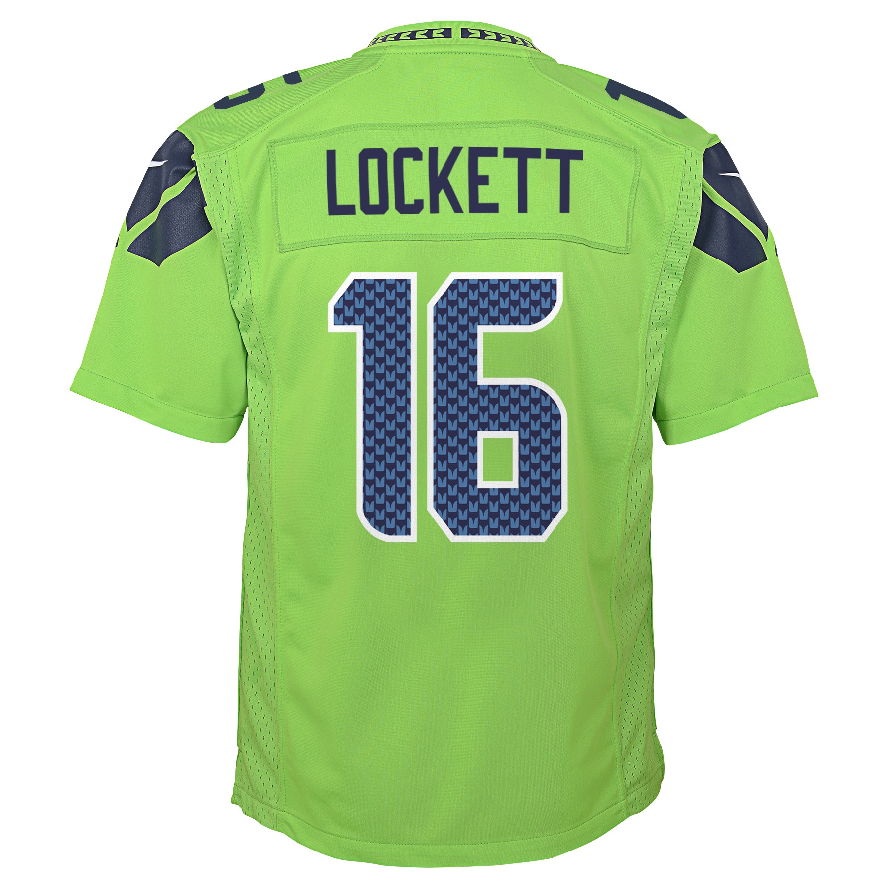 Youth Seattle Seahawks Tyler Lockett Neon Green Game Jersey JS1154 nicesnker - Image 3