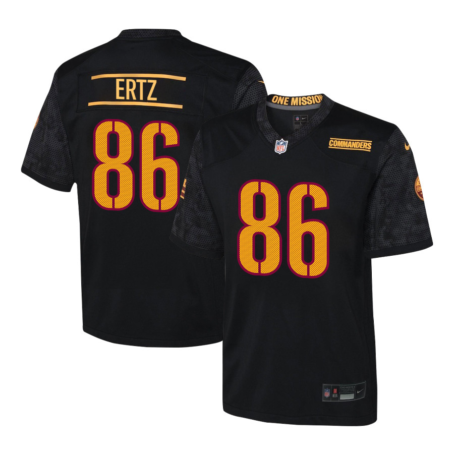 Zach Ertz 86 Washington Commanders Game YOUTH Jersey - Black JS6294 nicesnker