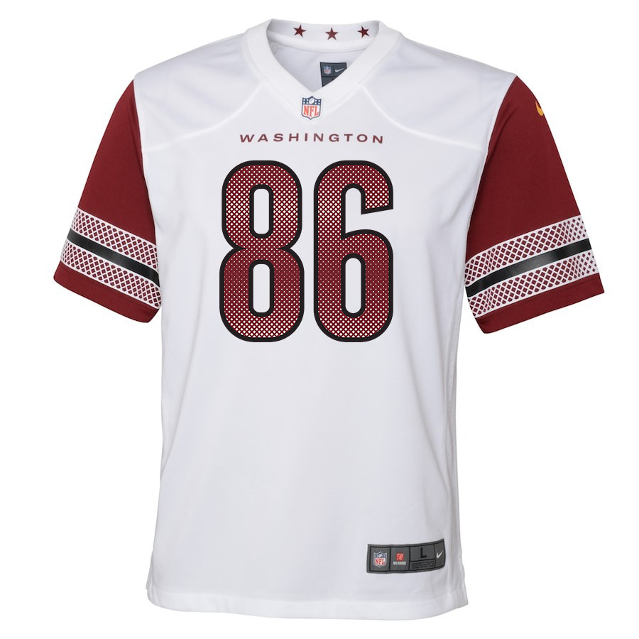 Zach Ertz 86 Washington Commanders Game YOUTH Jersey - White JS7434 nicesnker - Image 3
