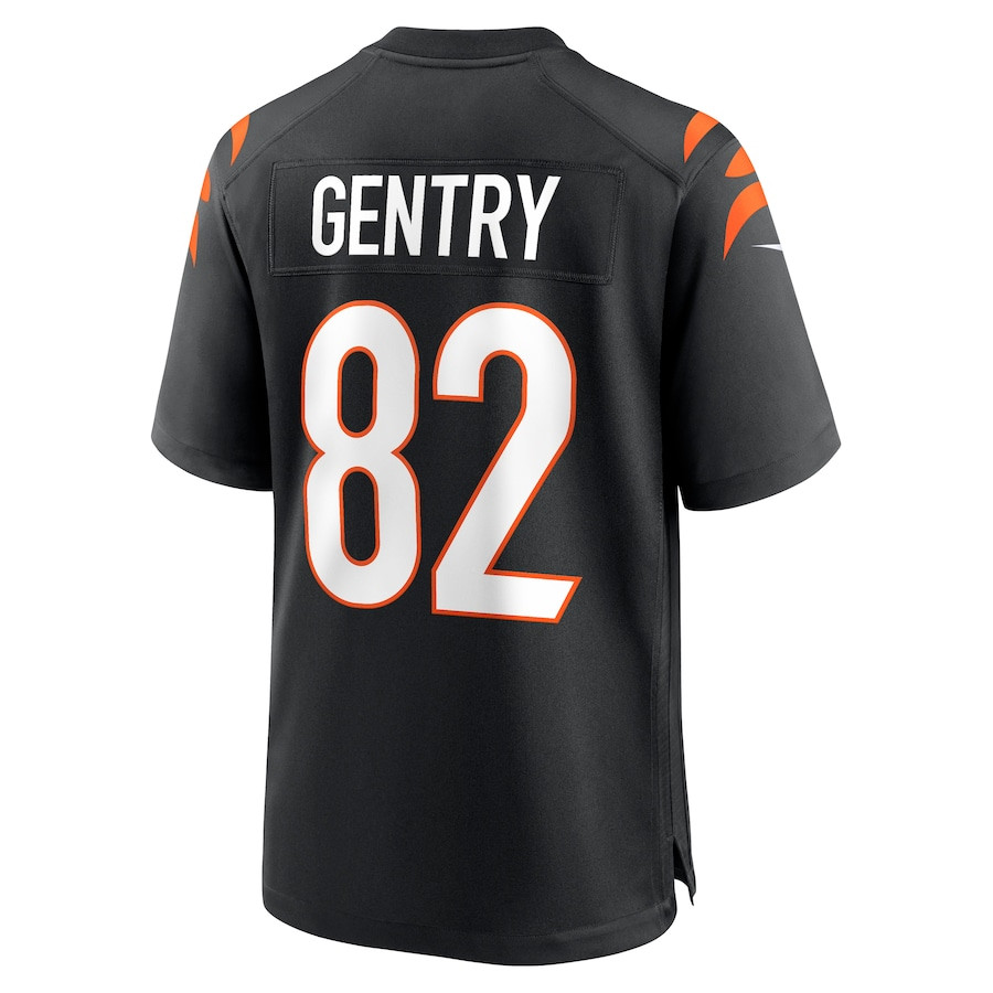 Zach Gentry 82 Cincinnati Bengals Team Game Men Jersey - Black JS9958 nicesnker - Image 3