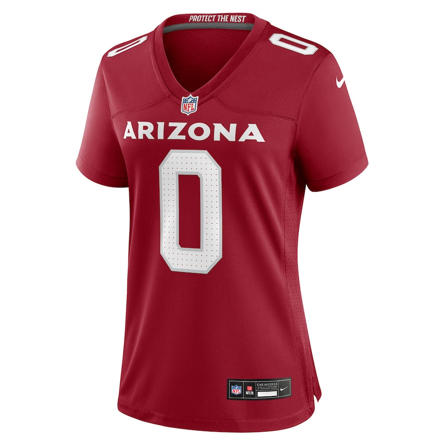Alternative view of Zach Pascal 0 Arizona Cardinals Women's Game Jersey - Cardinal JS3994 nicesnker