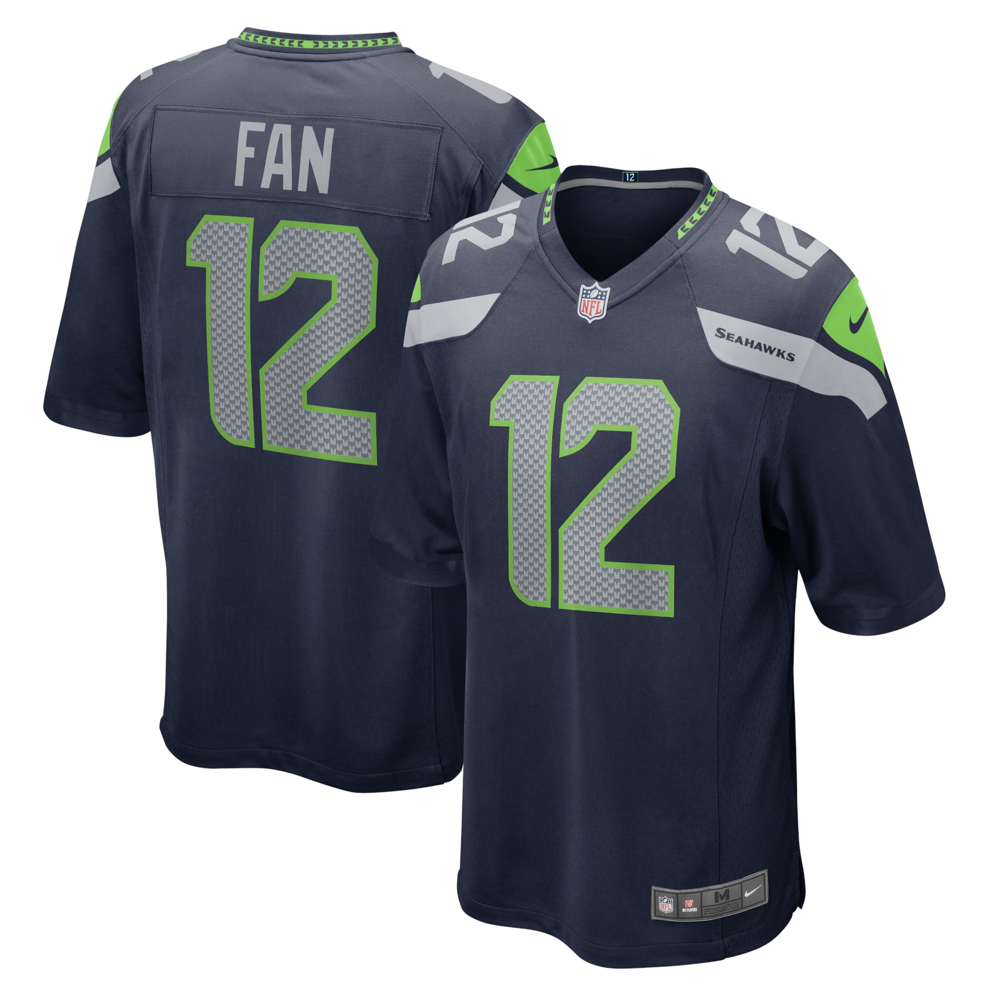 12s Seattle Seahawks Game Jersey - Men's