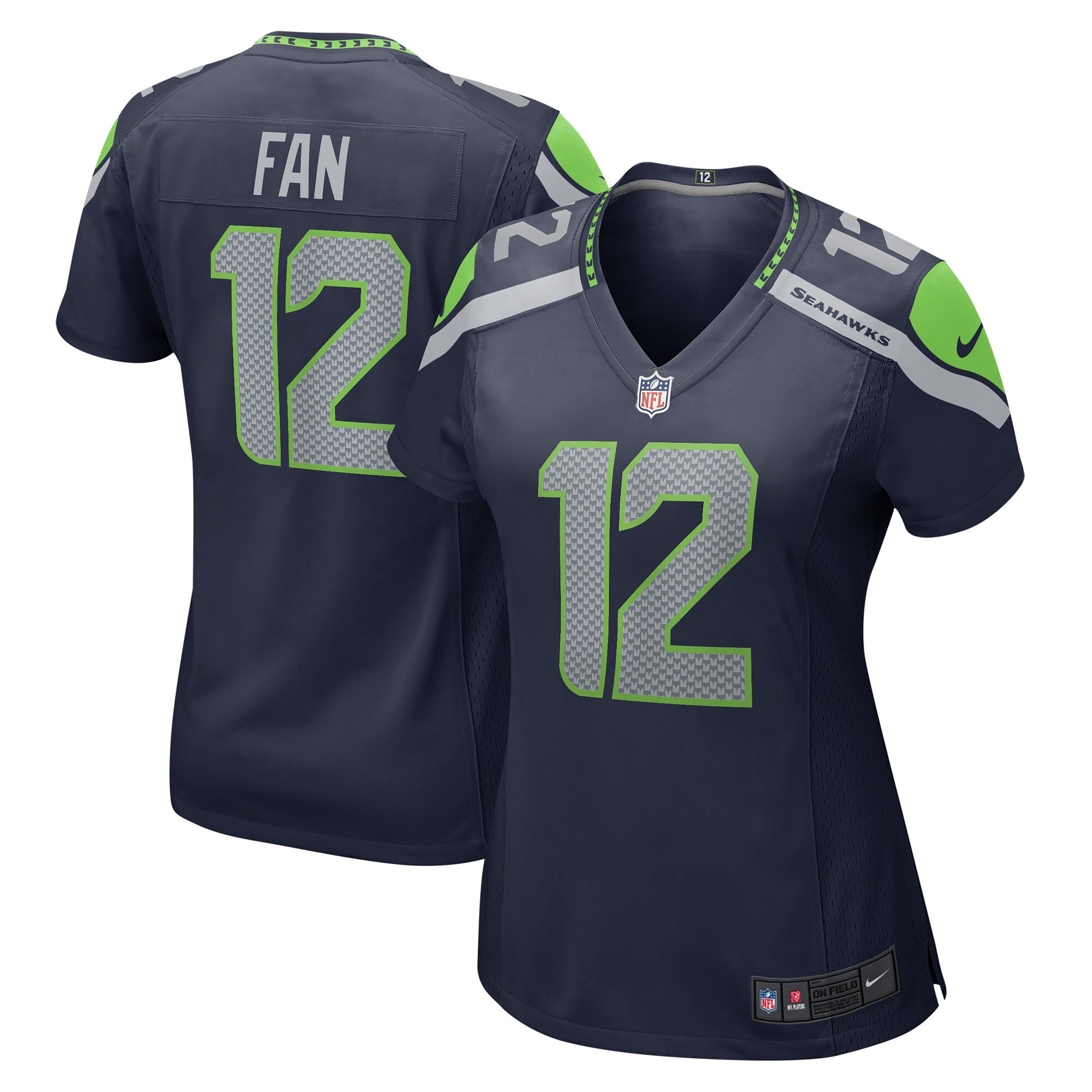 12s Seattle Seahawks Game Jersey - Women's
