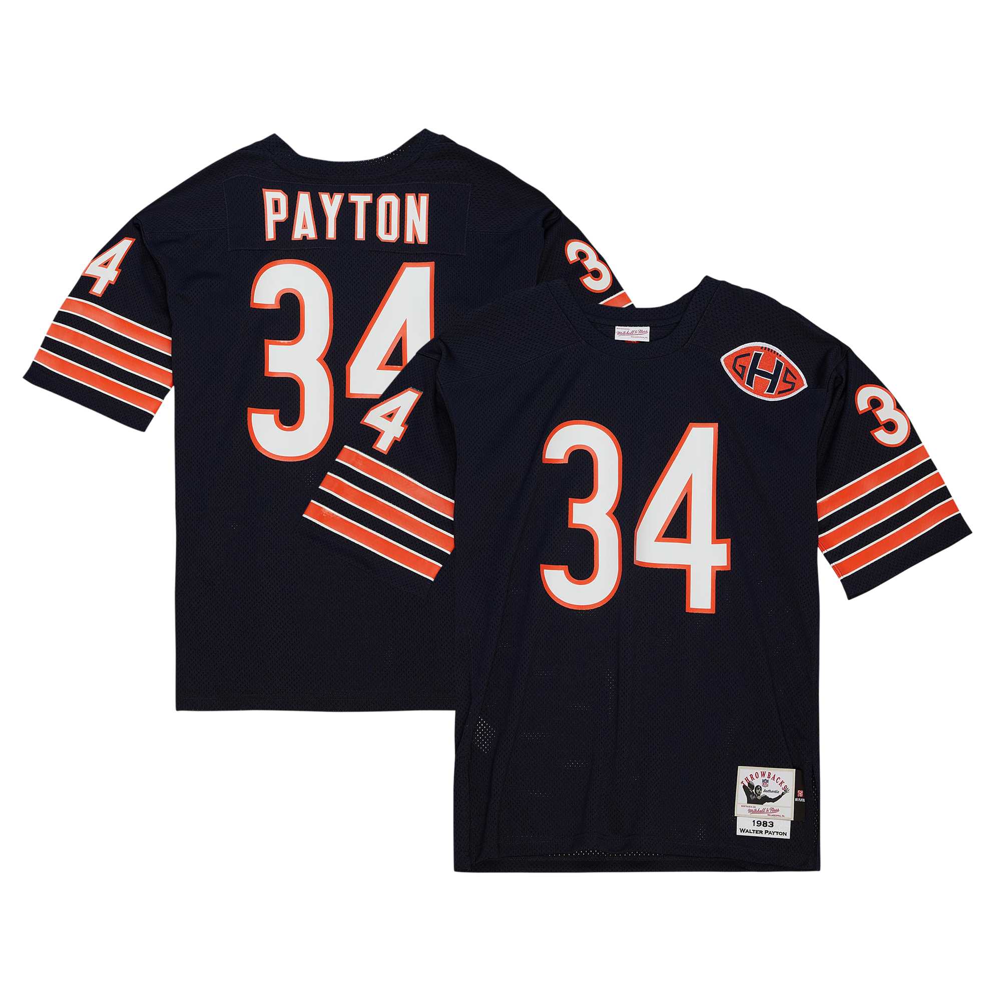 1983 Walter Payton Mitchell & Ness Chicago Bears Throwback Game Jersey - Men's