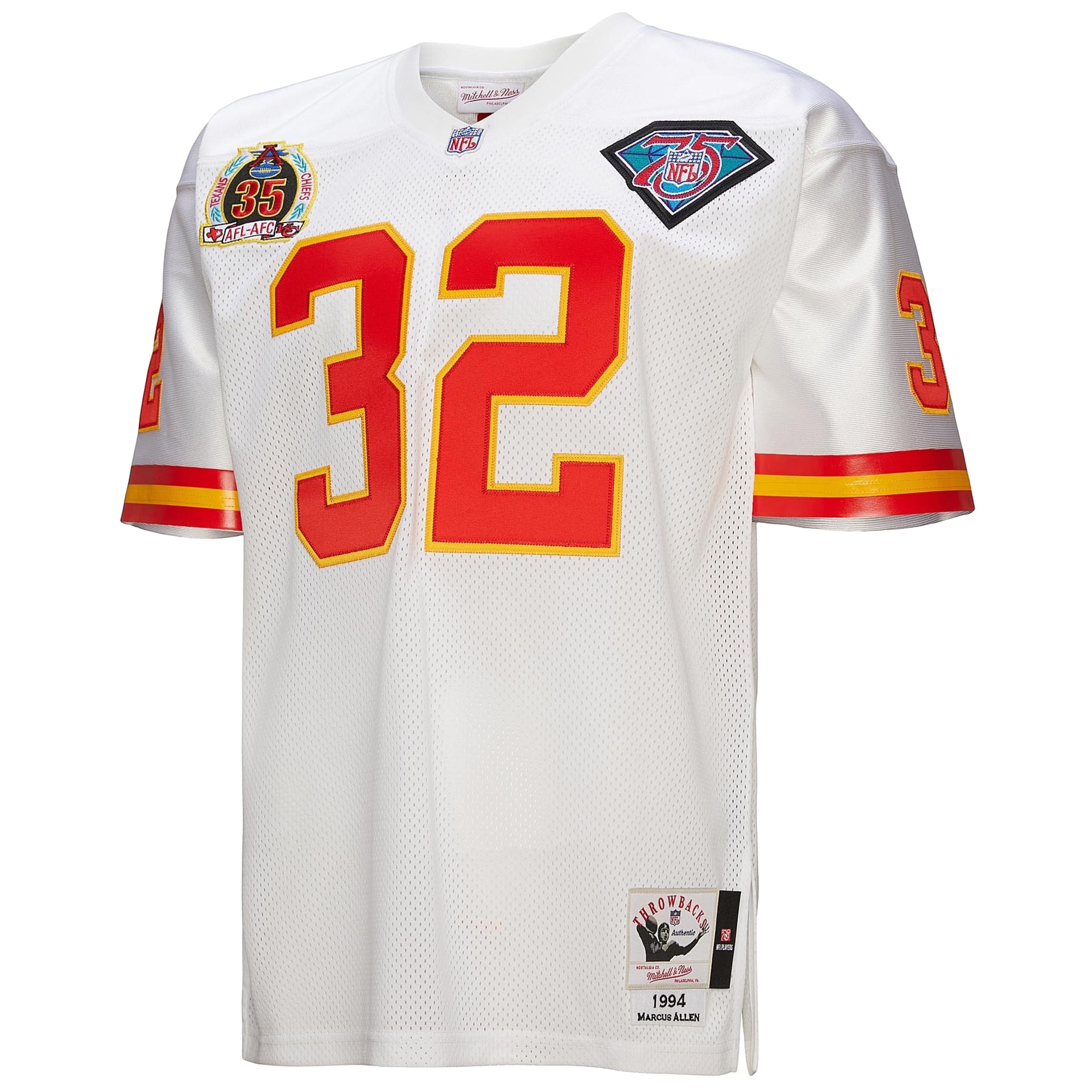 Alternative view of 1994 Marcus Allen Mitchell & Ness Kansas City Chiefs Throwback Game Jersey - Men's