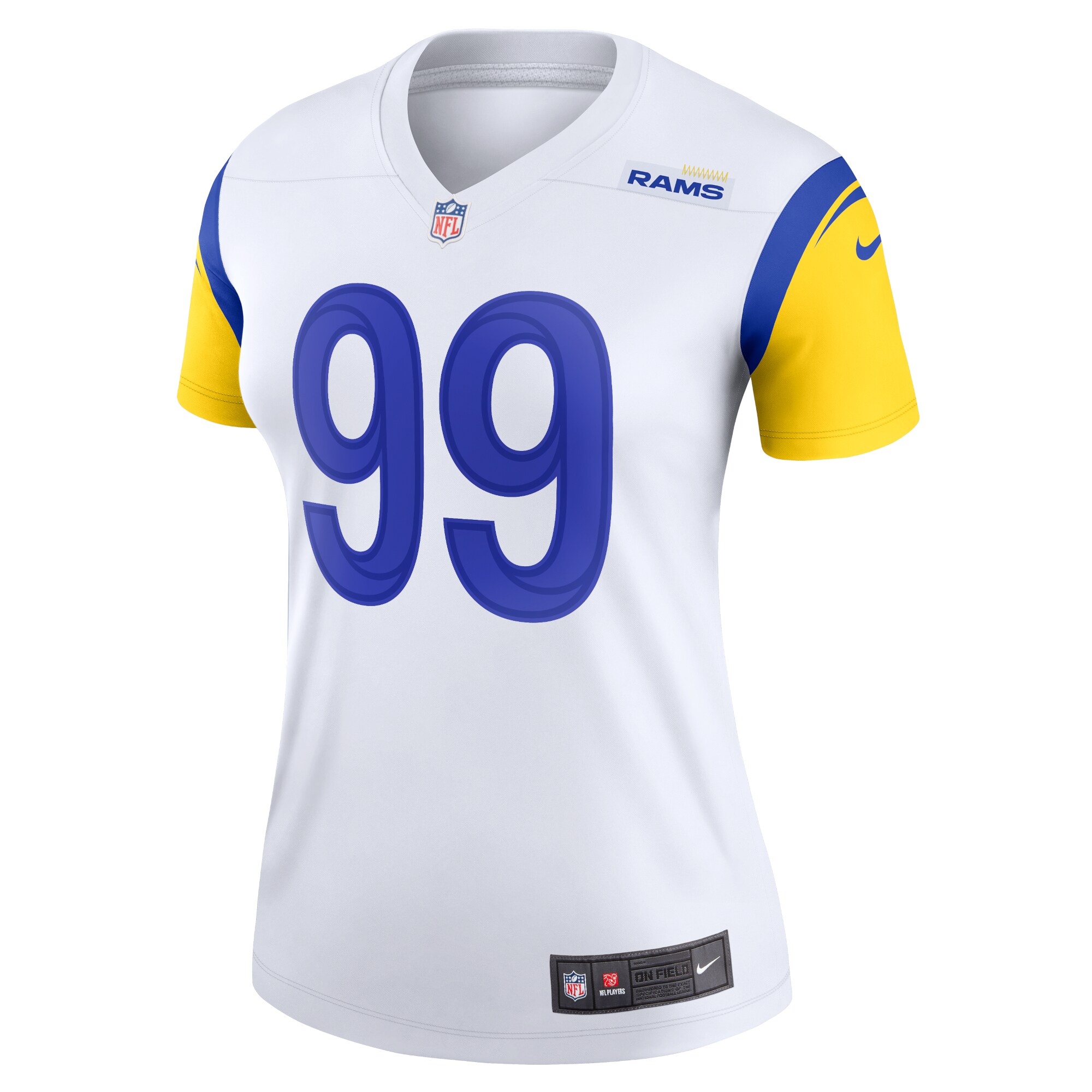 Alternative view of Aaron Donald Los Angeles Rams Alternate Legend Jersey - Women's