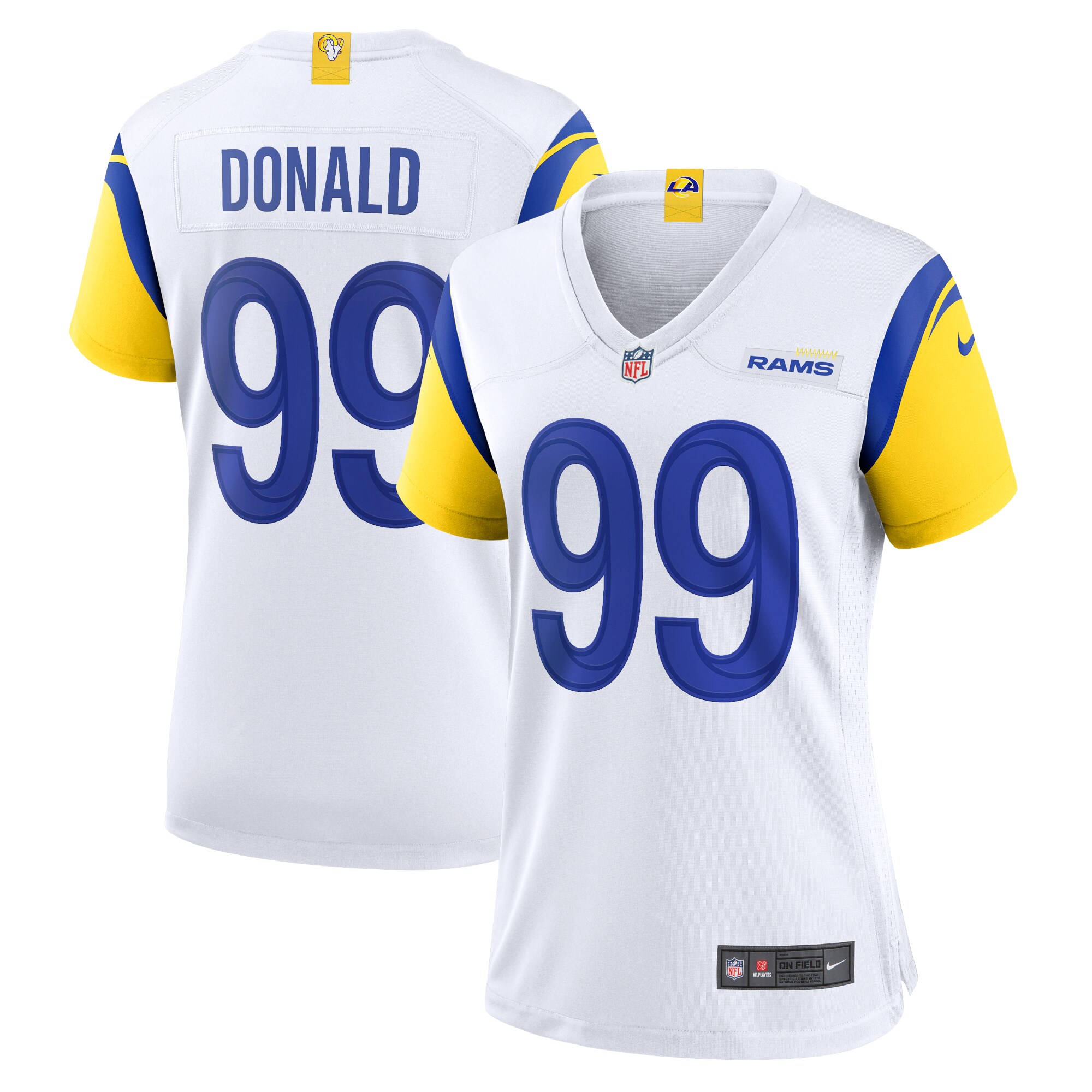 Aaron Donald Los Angeles Rams Game Jersey - Women's
