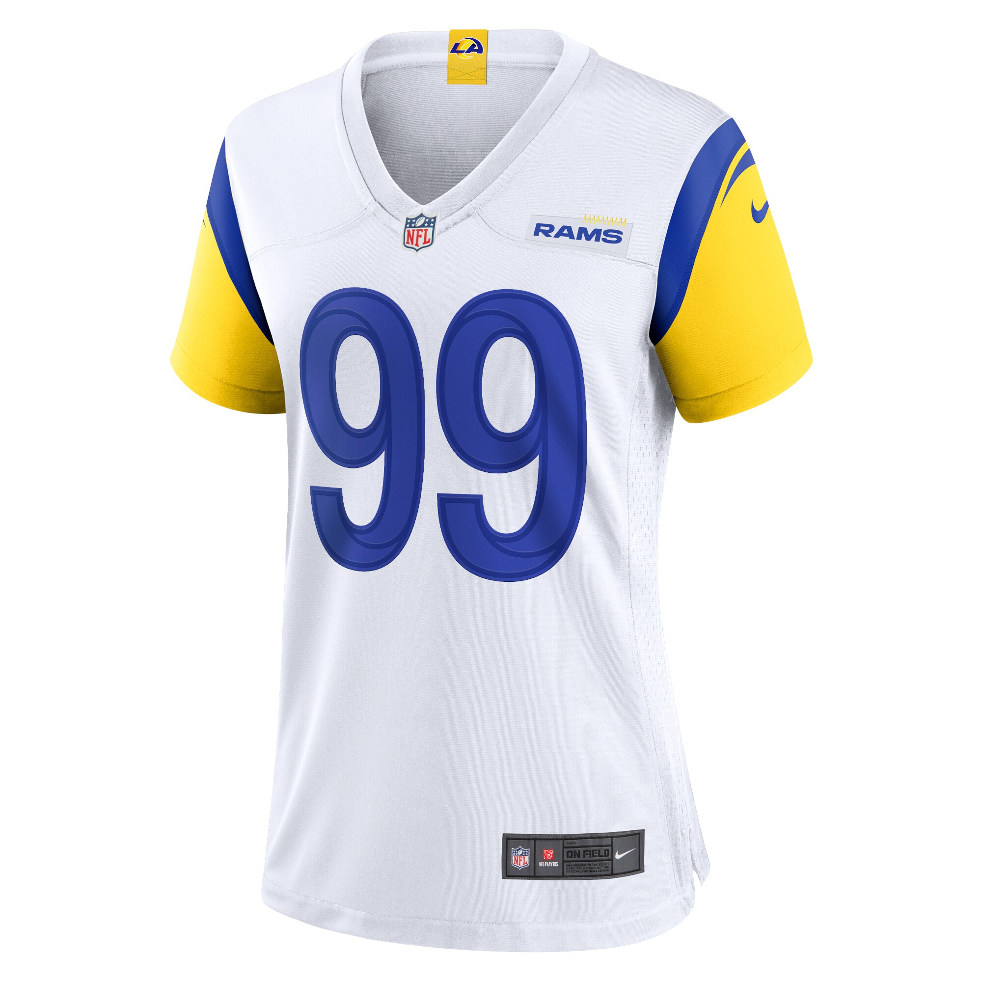 Alternative view of Aaron Donald Los Angeles Rams Game Jersey - Women's