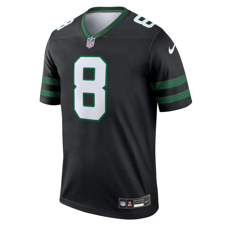 Alternative view of Aaron Rodgers #8 New York Jets Alternate Legend Jersey - Men's