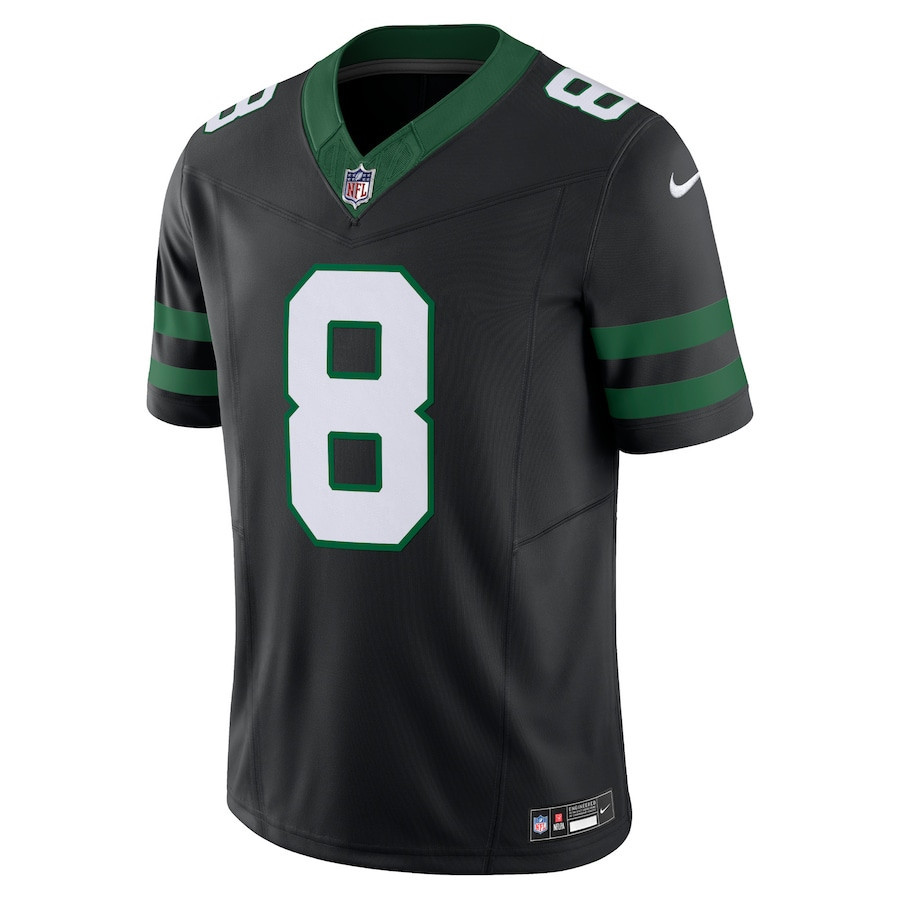 Alternative view of Aaron Rodgers #8 New York Jets Alternate Vapor F.U.S.E. Limited Jersey - Men's