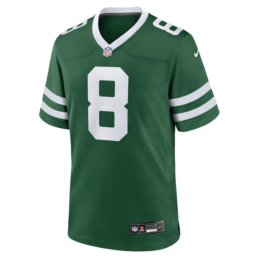 Alternative view of Aaron Rodgers #8 New York Jets Game Jersey - Men's