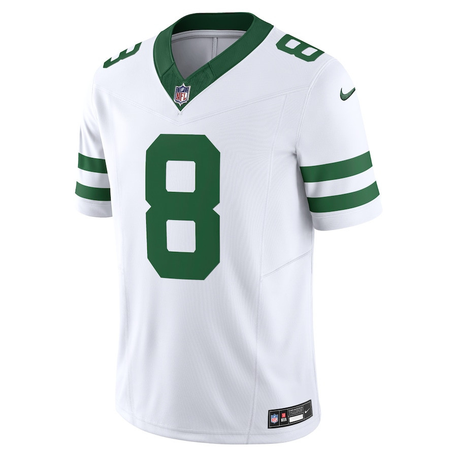 Alternative view of Aaron Rodgers #8 New York Jets Vapor F.U.S.E. Limited Jersey - Men's