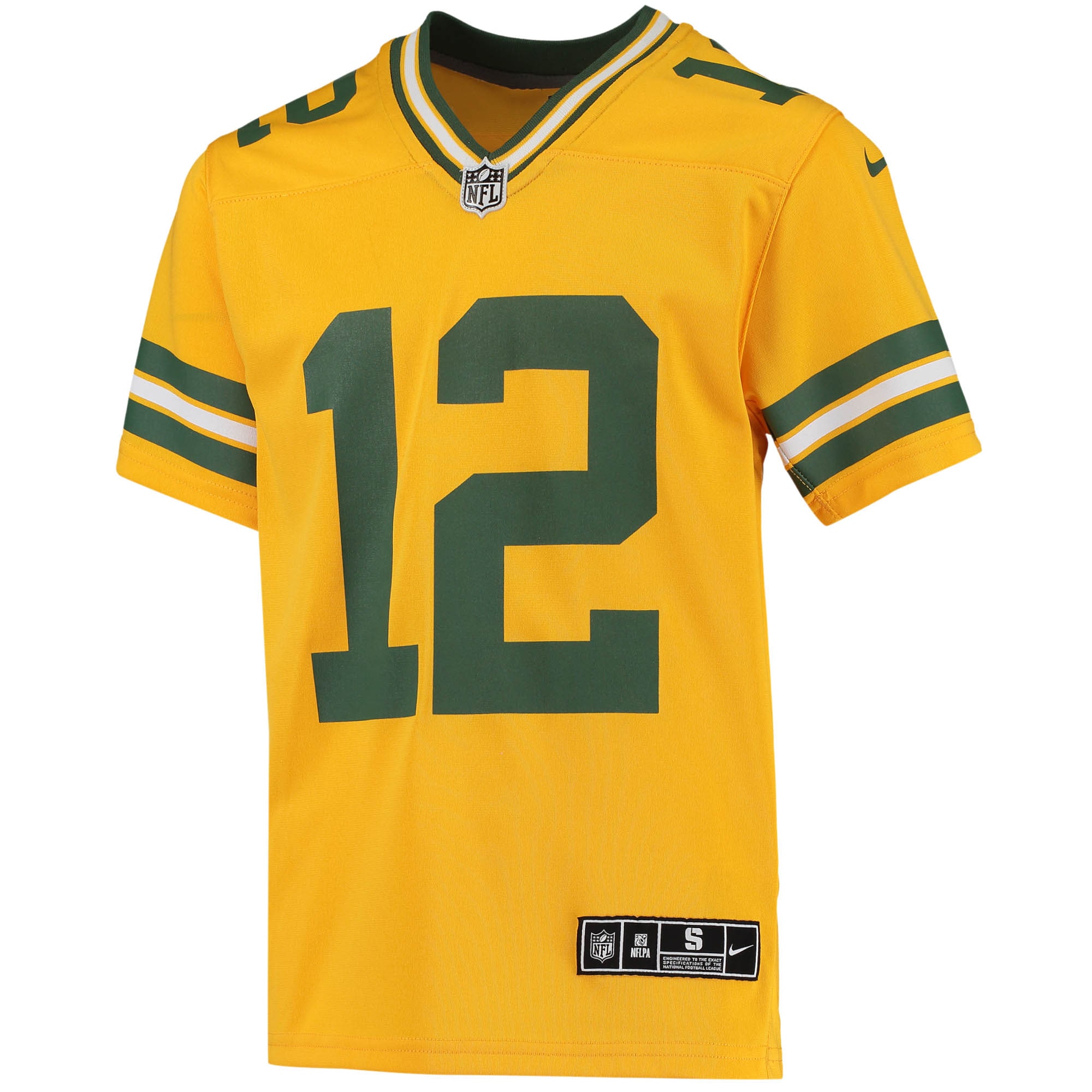Alternative view of Aaron Rodgers Green Bay Packers Inverted Game Jersey - Youth