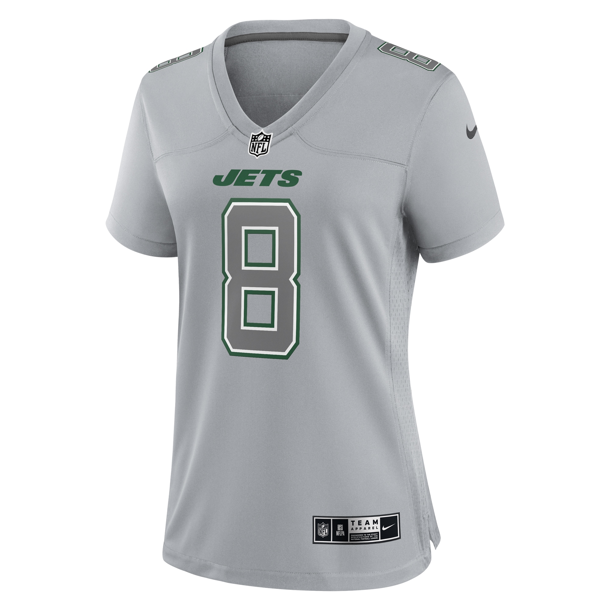 Alternative view of Aaron Rodgers Heather New York Jets Game Jersey - Women's