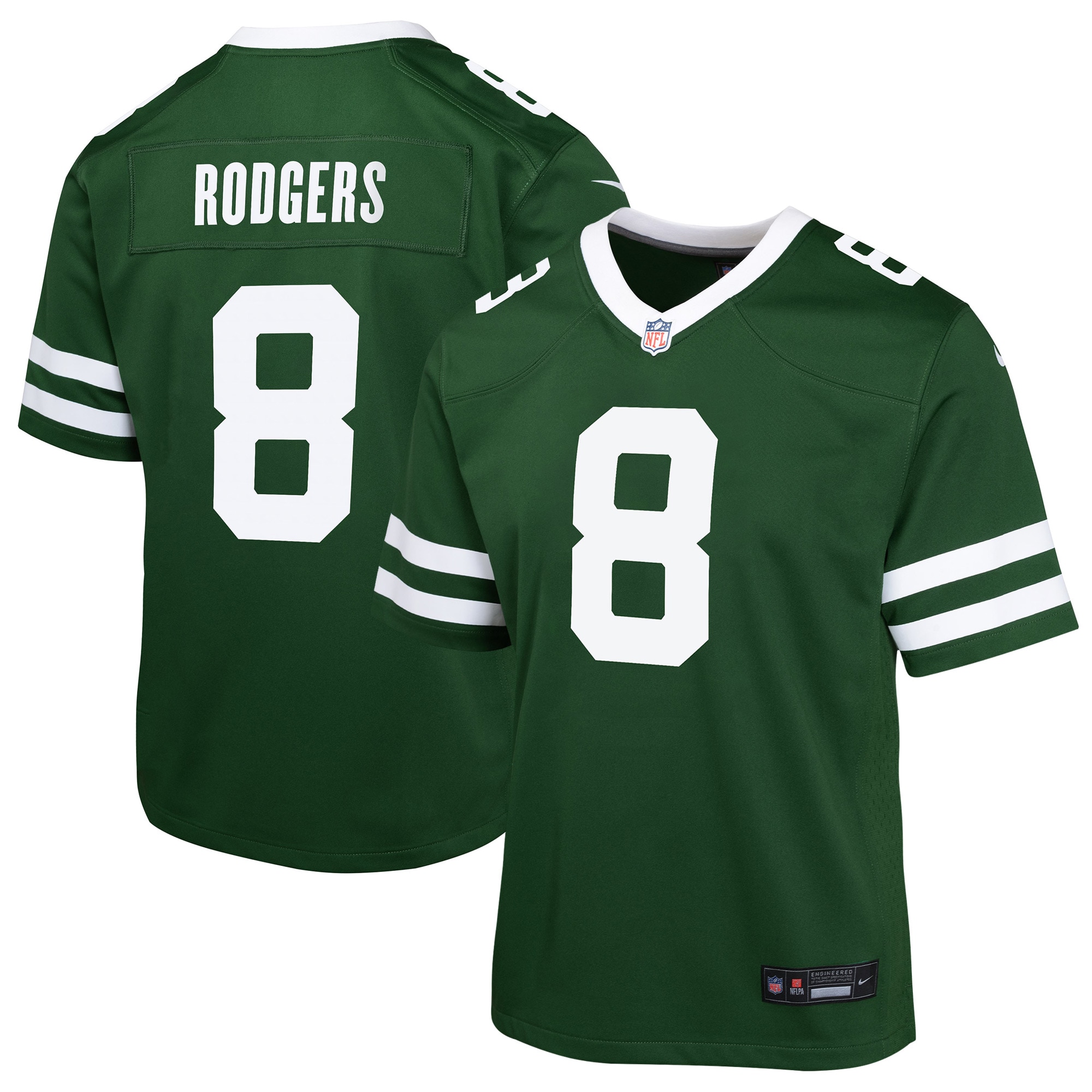 Aaron Rodgers New York Jets Game Jersey - Youth