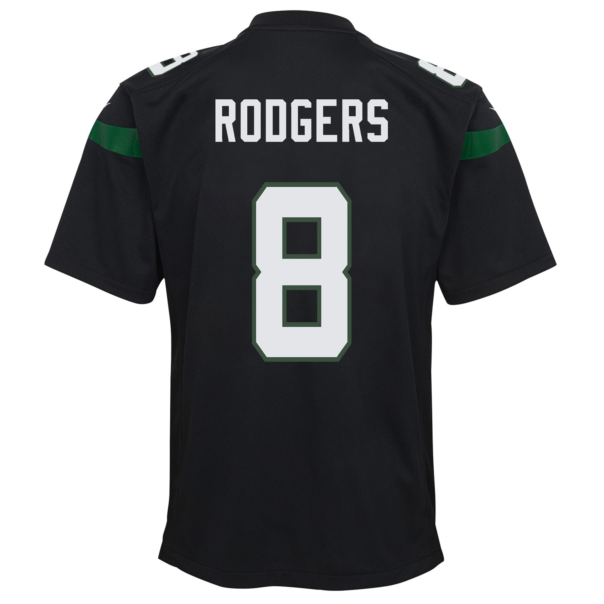 Alternative view of Aaron Rodgers New York Jets Game Jersey - Youth