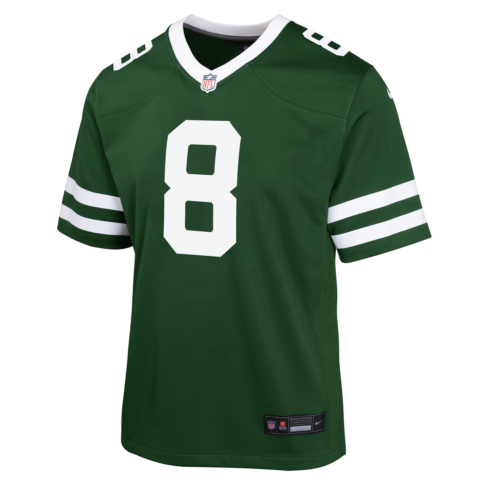 Alternative view of Aaron Rodgers New York Jets Game Jersey - Youth