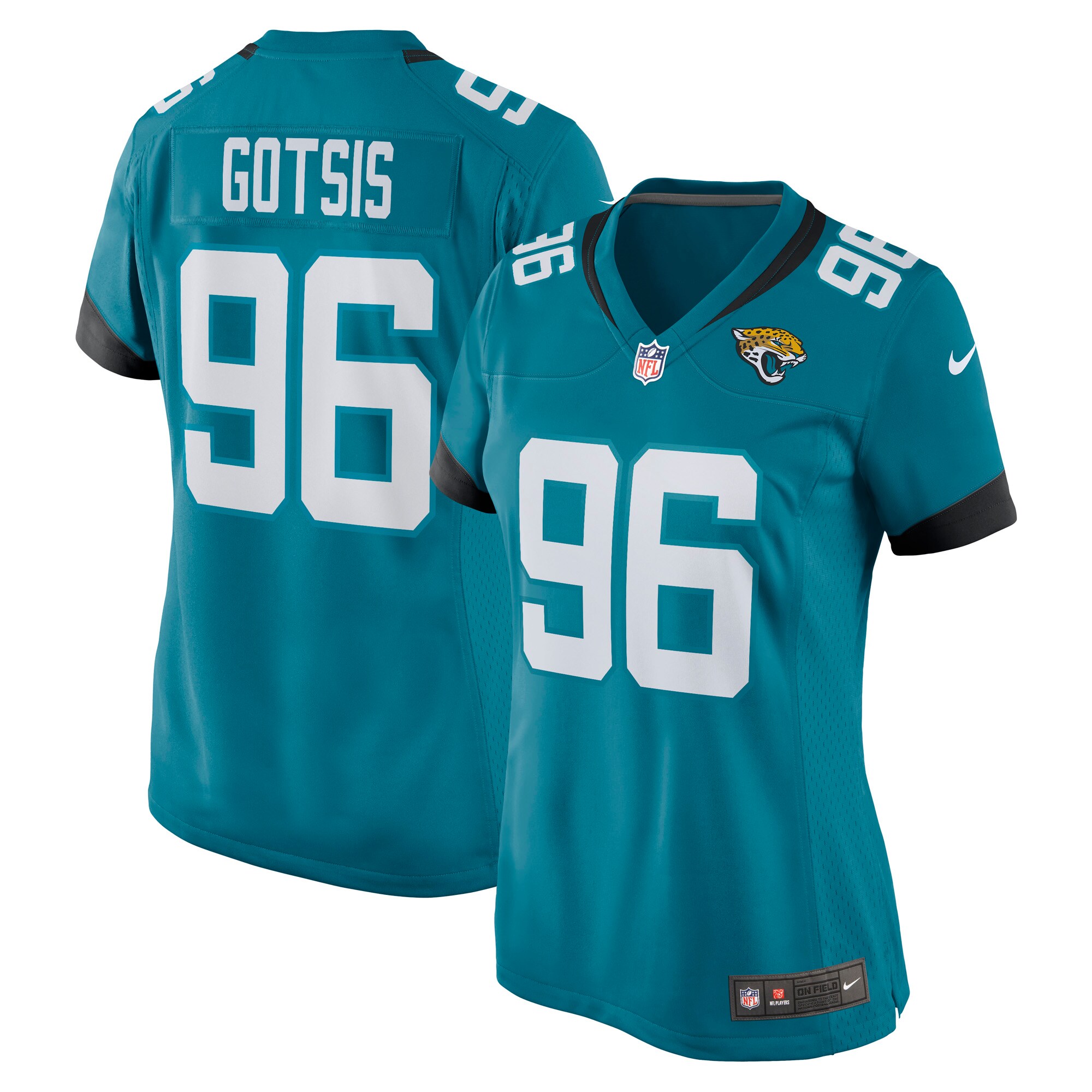 Adam Gotsis Jacksonville Jaguars Game Jersey - Women's