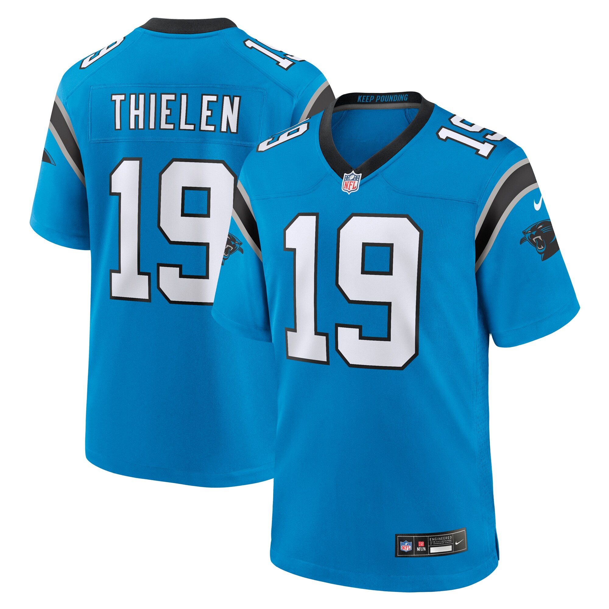 Adam Thielen Carolina Panthers Alternate Game Jersey - Men's