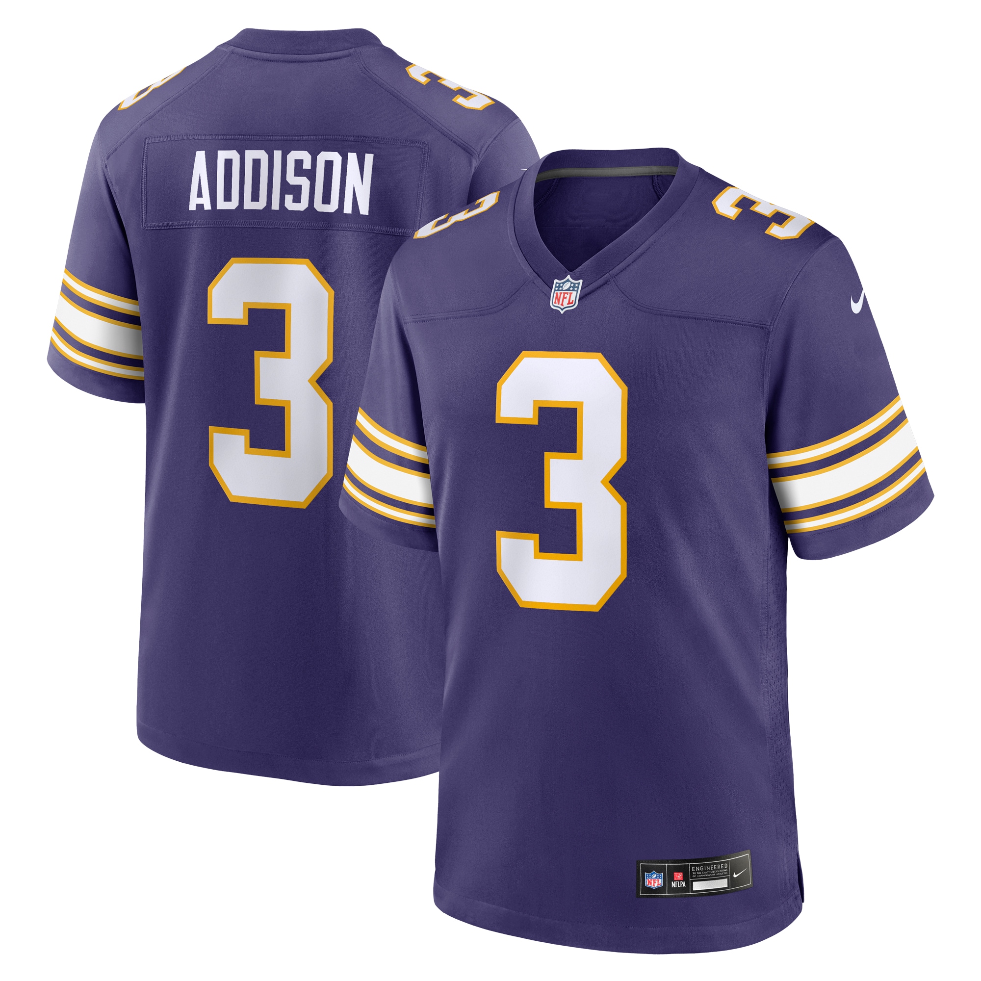 Addison Minnesota Vikings Classic Game Jersey - Men's