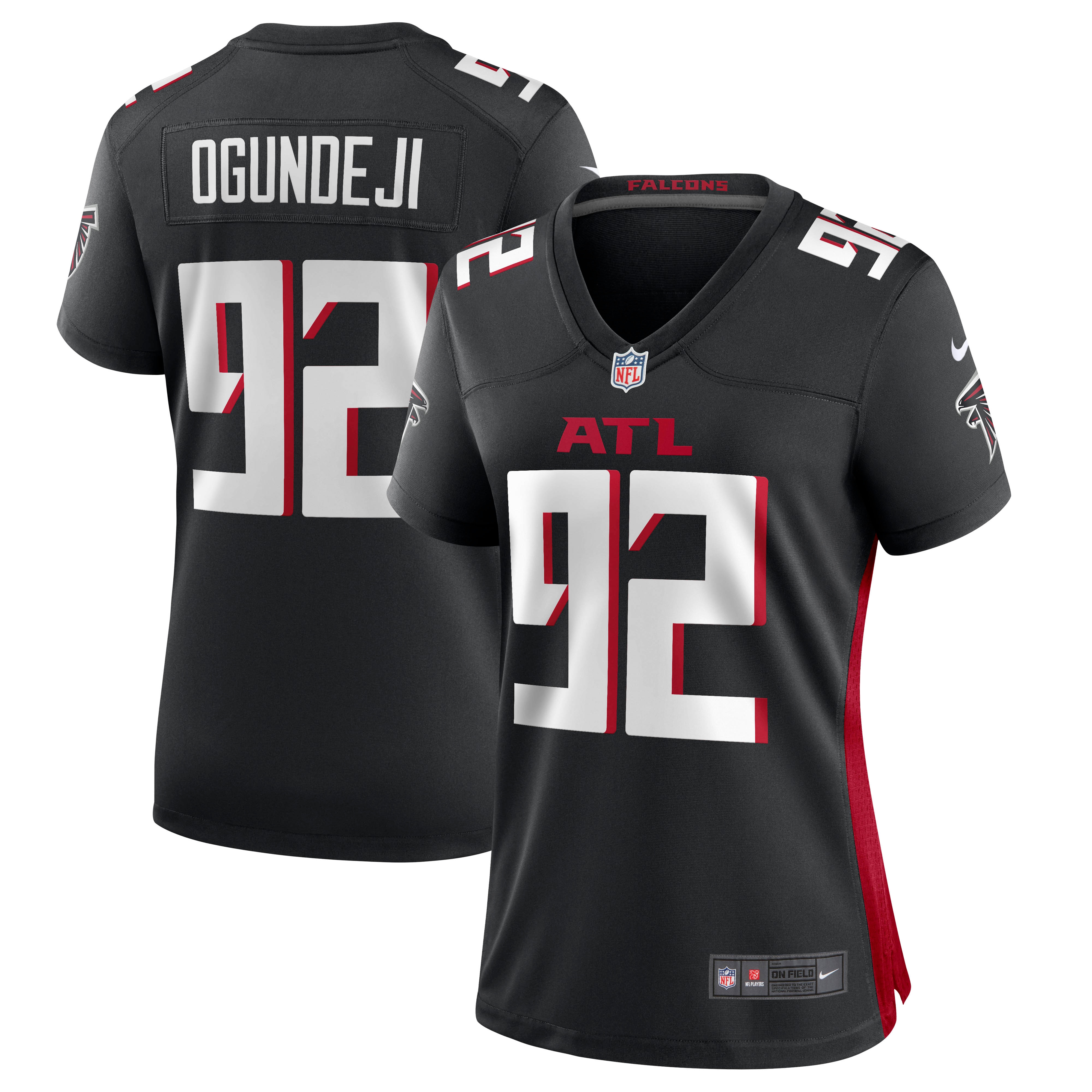 Adetokunbo Ogundeji Atlanta Falcons Game Jersey - Women's