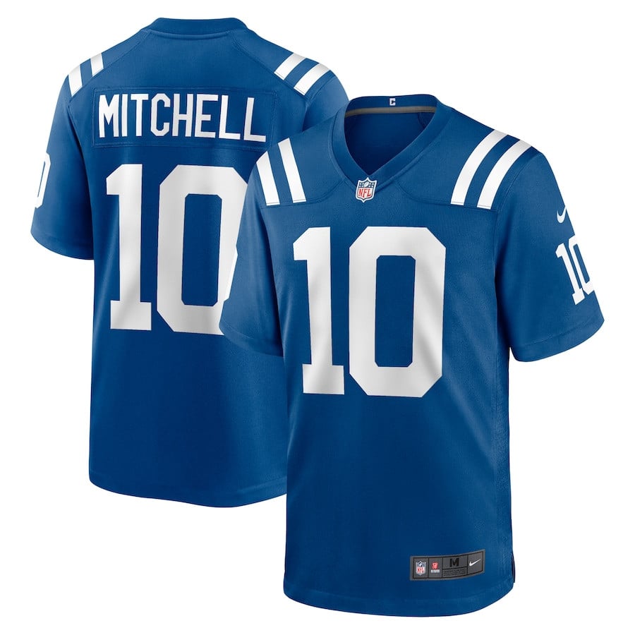 Adonai Mitchell #10 Indianapolis Colts Game Jersey - Men's | Royal