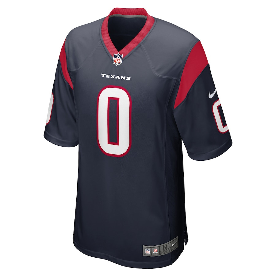 Alternative view of Adrian Amos #0 Houston Texans Game Jersey - Men's | Navy