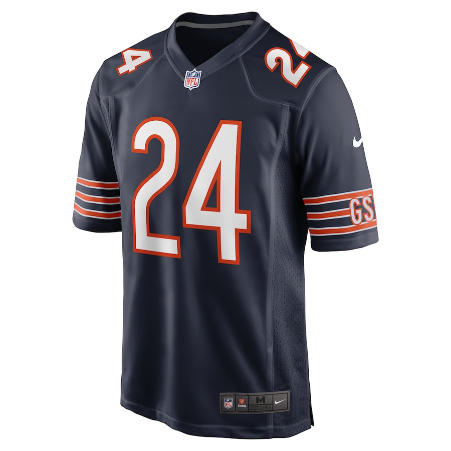 Alternative view of Adrian Colbert #24 Chicago Bears Game Jersey - Men's | Navy