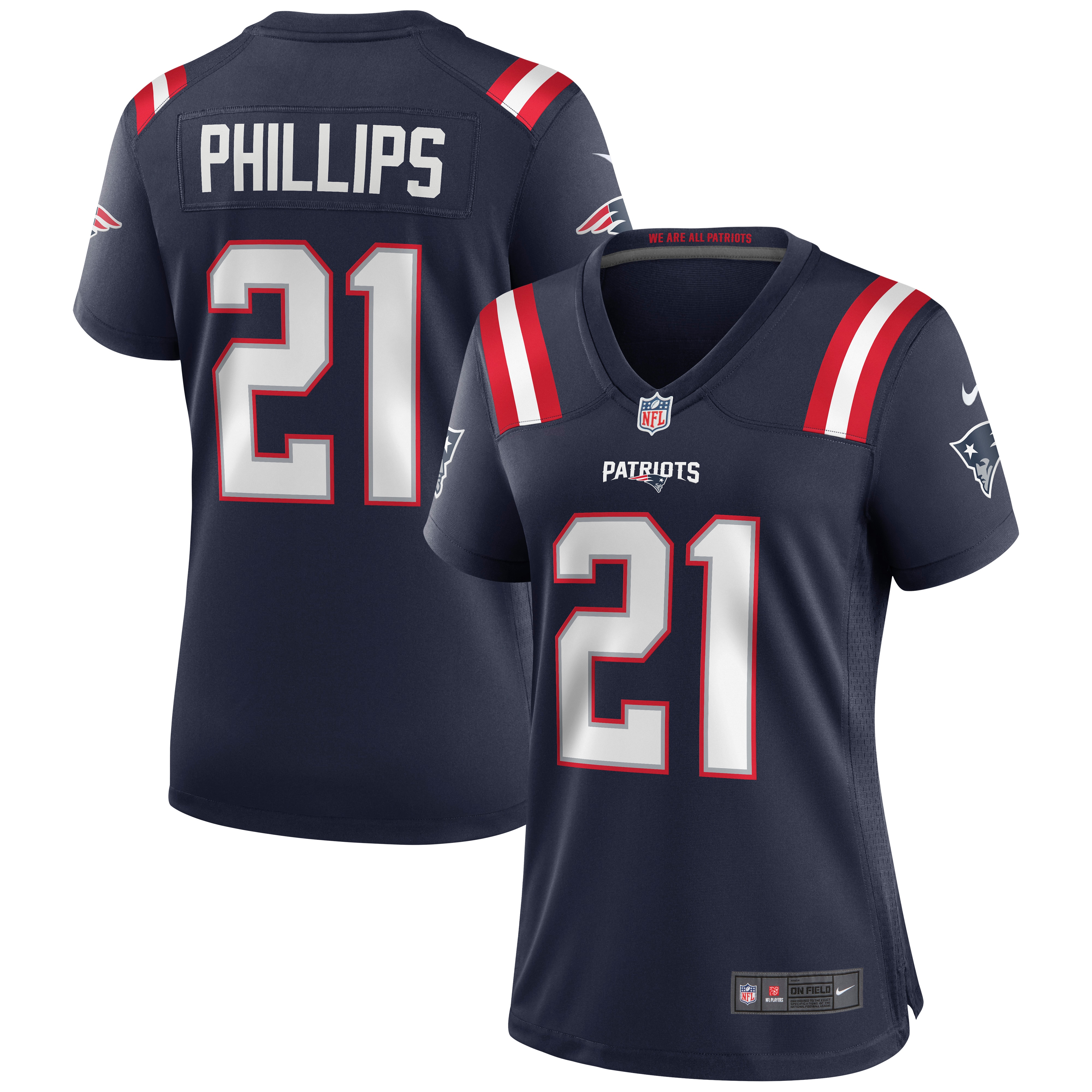 Adrian Phillips New England Patriots Game Jersey - Women's