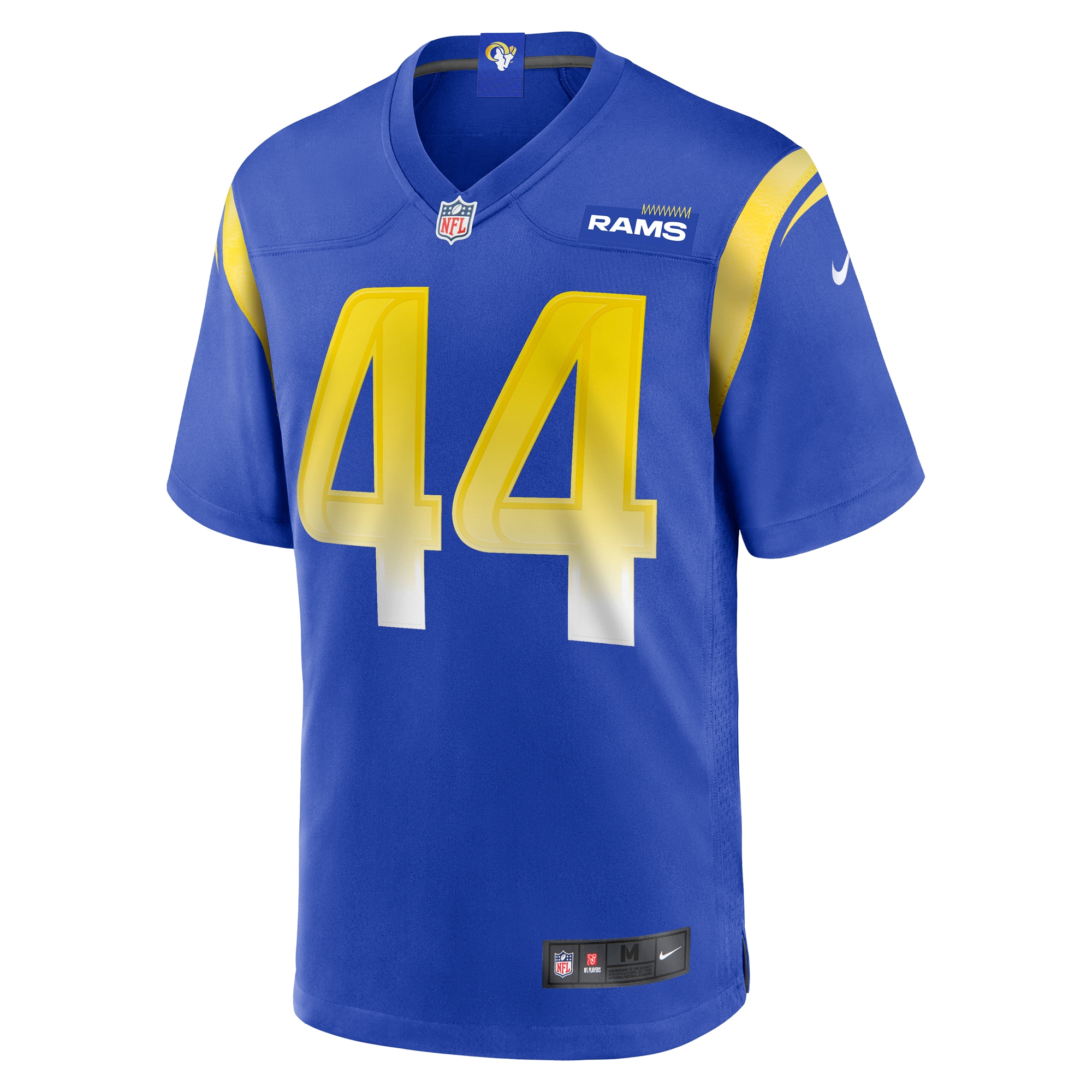 Alternative view of Ahkello Witherspoon Los Angeles Rams Game Jersey - Men's