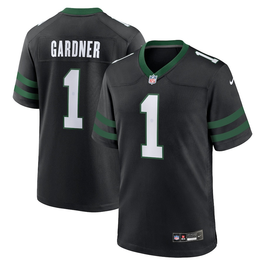 Ahmad Sauce Gardner #1 New York Jets Alternate Game Jersey - Men's