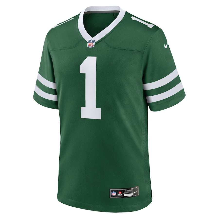 Alternative view of Ahmad Sauce Gardner #1 New York Jets Game Jersey - Men's
