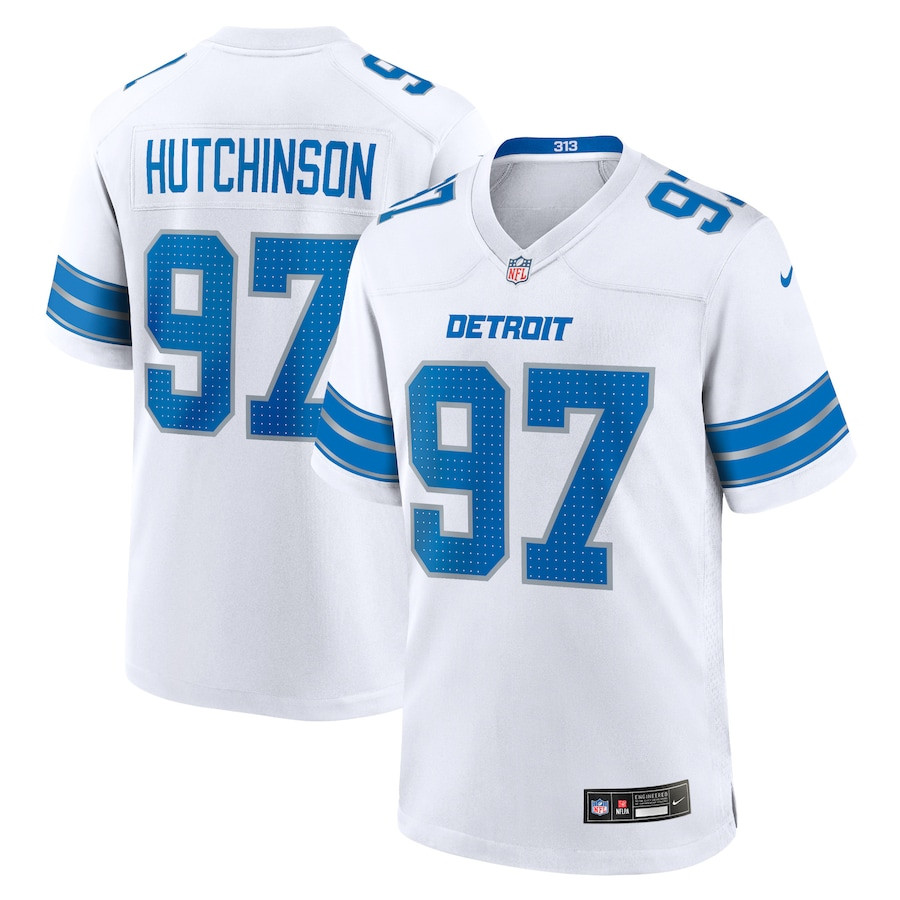 Aidan Hutchinson #97 Detroit Lions Game Jersey - Men's
