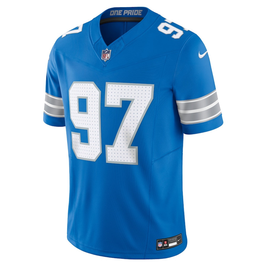 Alternative view of Aidan Hutchinson #97 Detroit Lions Vapor F.U.S.E. Limited Jersey - Men's