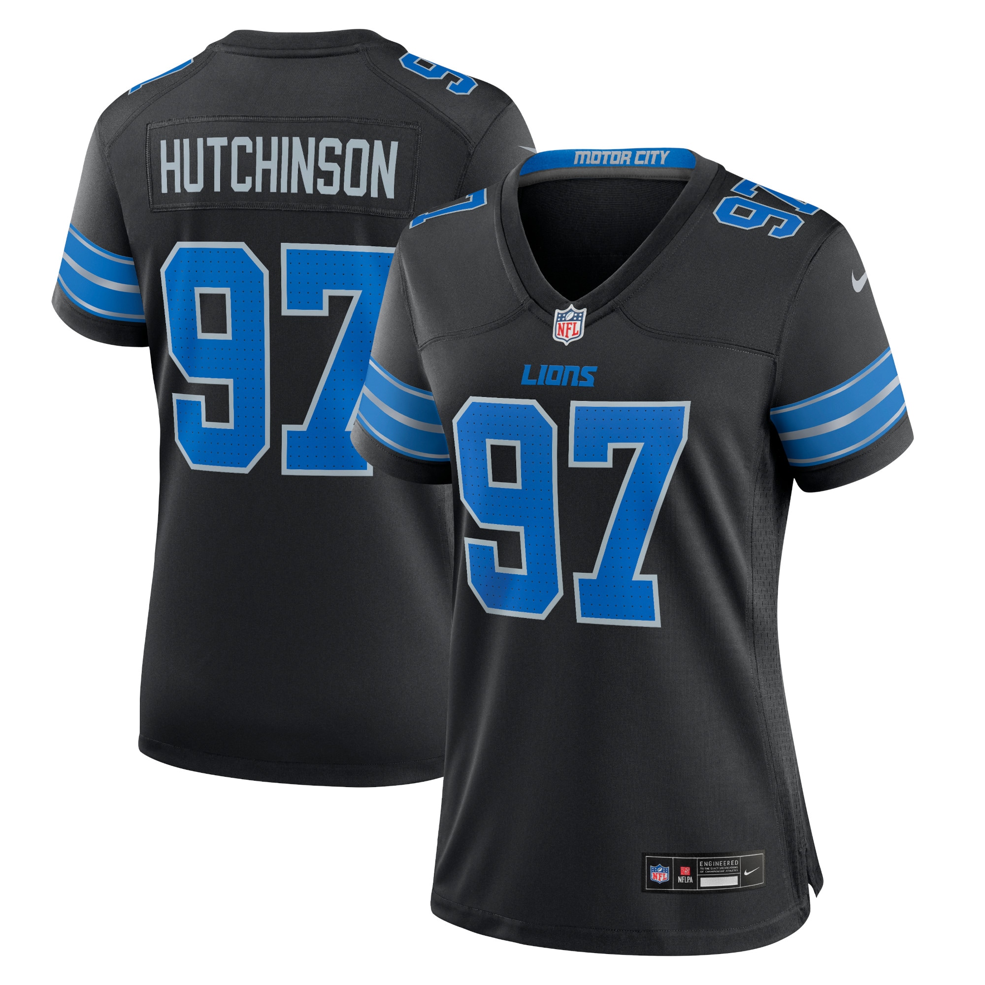 Aidan Hutchinson Detroit Lions 2nd Alternate Game Jersey - Women's